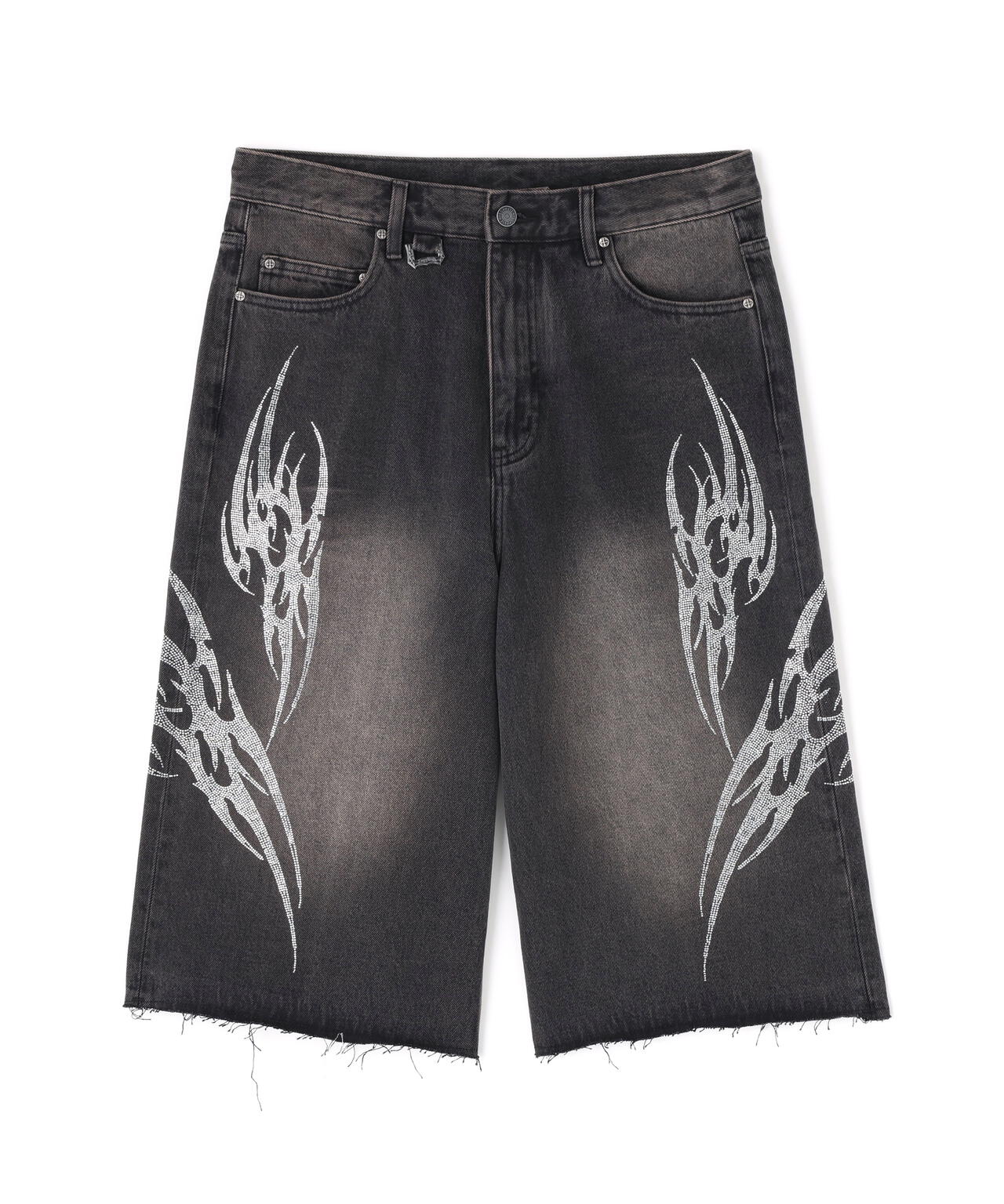 SUPPLIER/サプライヤー/TRIBAL RHINESTONE DENIM SHORTS