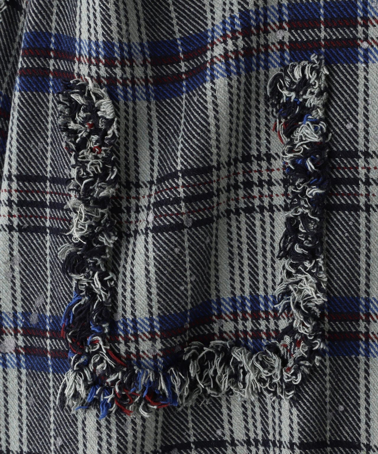 DankeSchon/ダンケシェーン/PIGMENT DAMAGE FLANNEL CHECK LONG SLEEVE