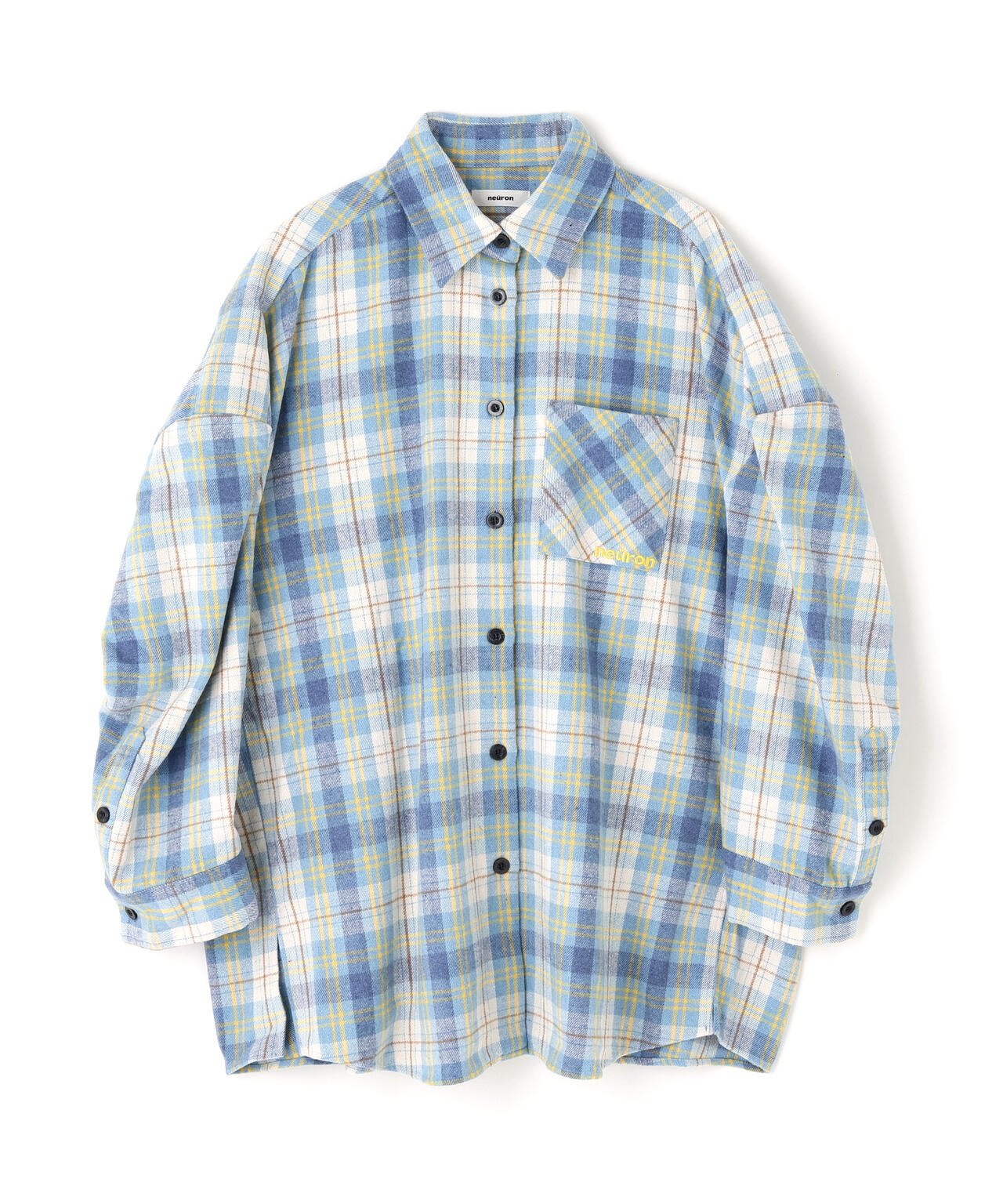 NEE チェックシャツ neuron/にゅうろん/オーバーチェックシャツ | L.H.P（エルエイチピー