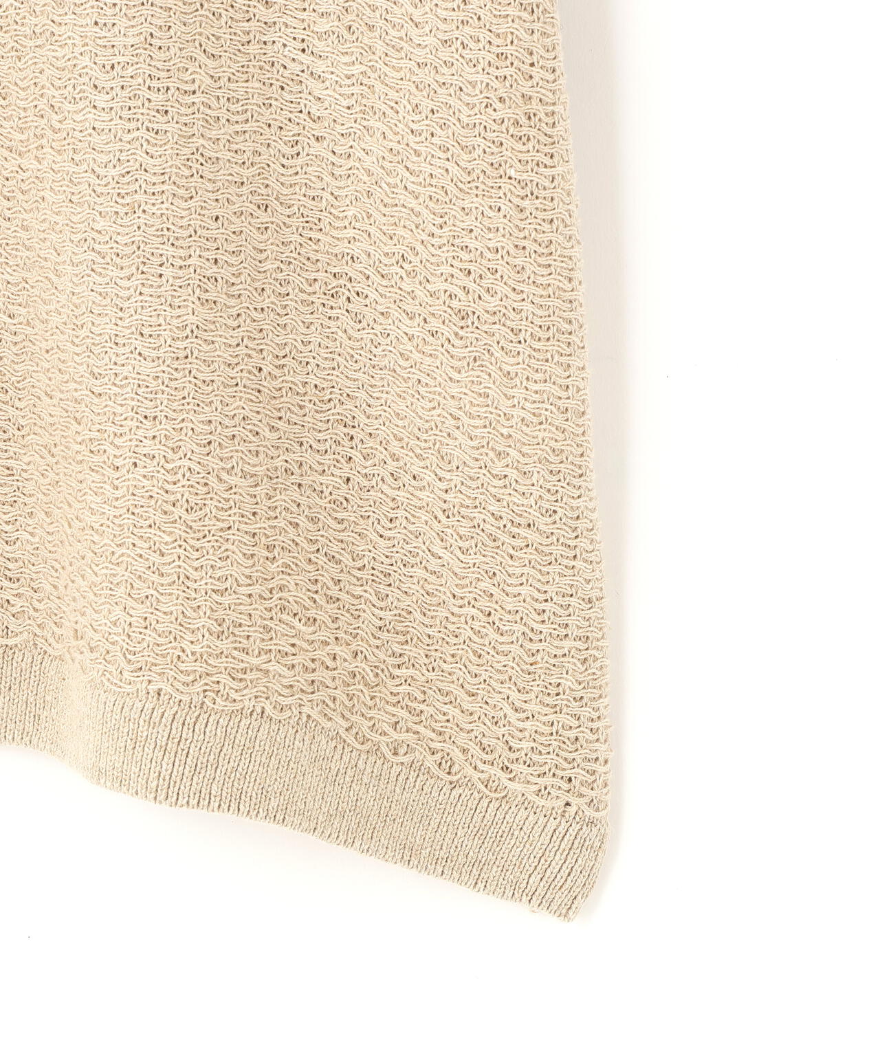 WHITELAND/ホワイトランド/KNIT S/S SHIRT