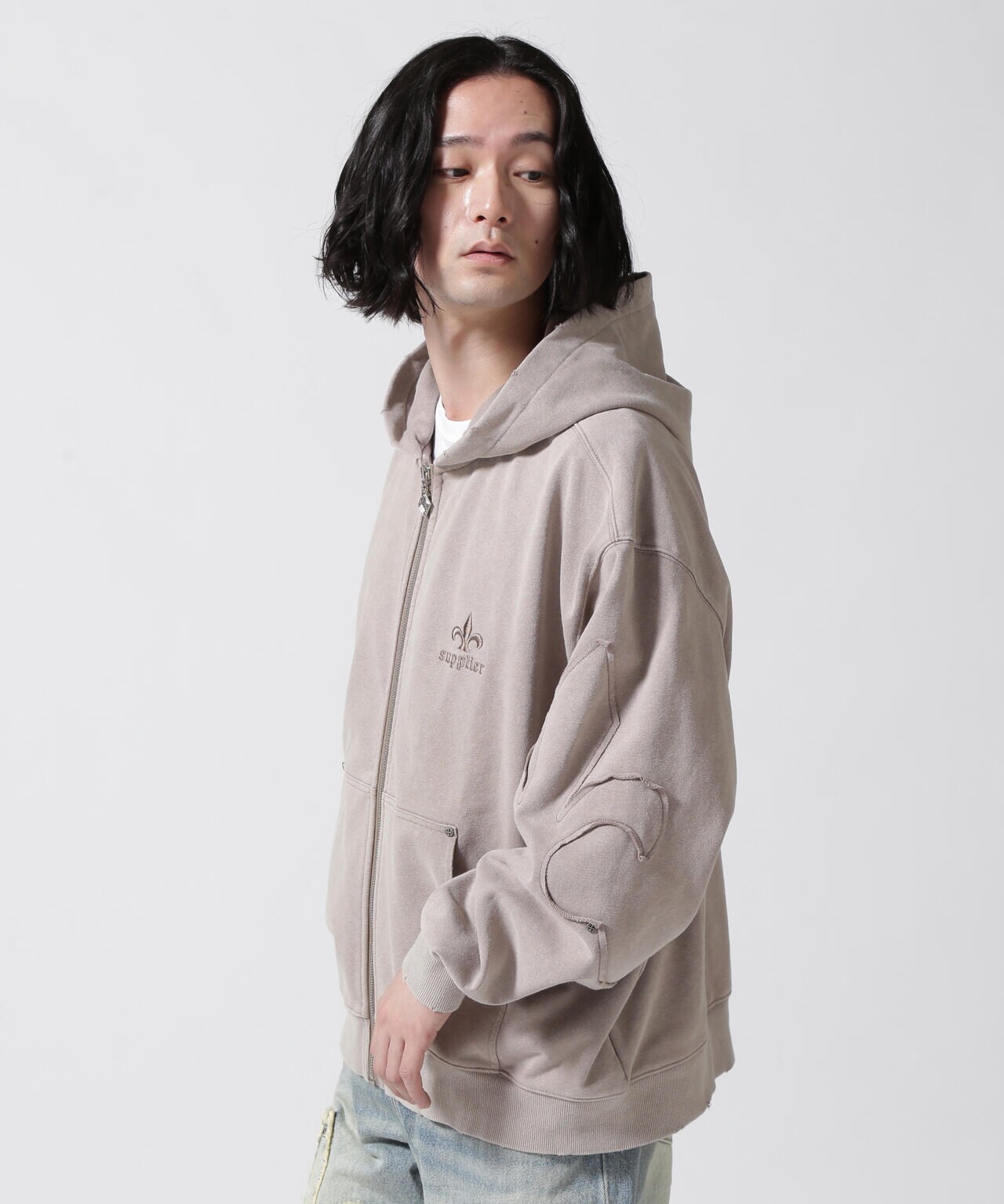 SUPPLIER/サプライヤー/FLEUR SWITCHING ZIP HOODIE | L.H.P