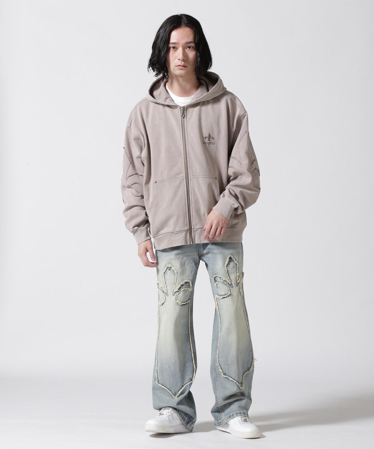 SUPPLIER/サプライヤー/FLEUR SWITCHING ZIP HOODIE | L.H.P
