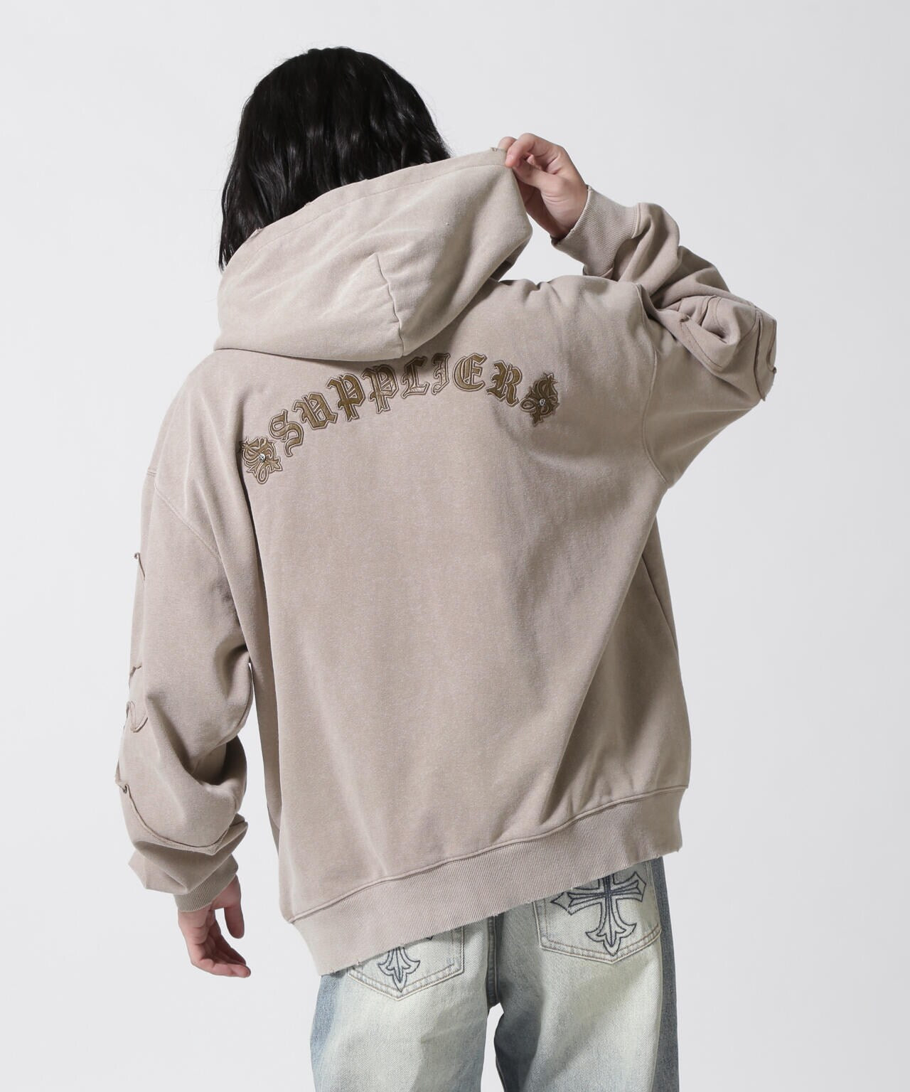SUPPLIER/サプライヤー/FLEUR SWITCHING ZIP HOODIE | L.H.P