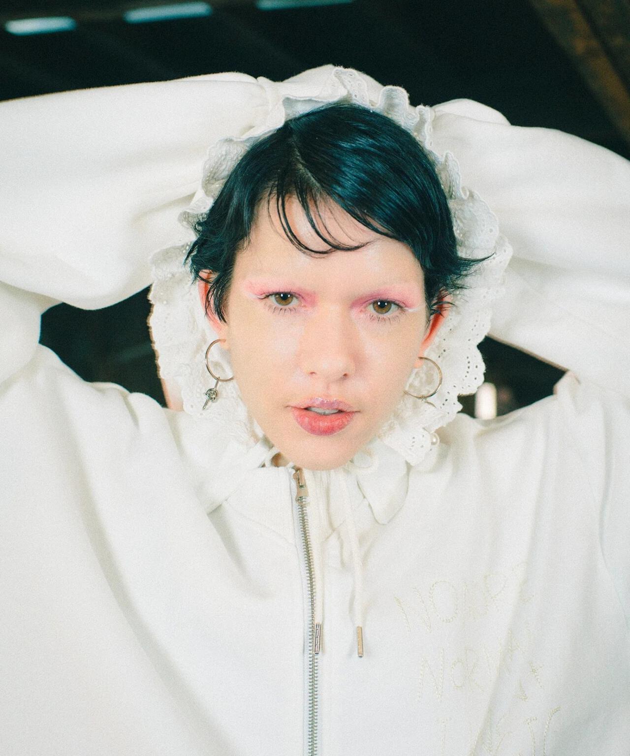 LittleSunnyBite/リトルサニーバイト/lacy logo hoodie