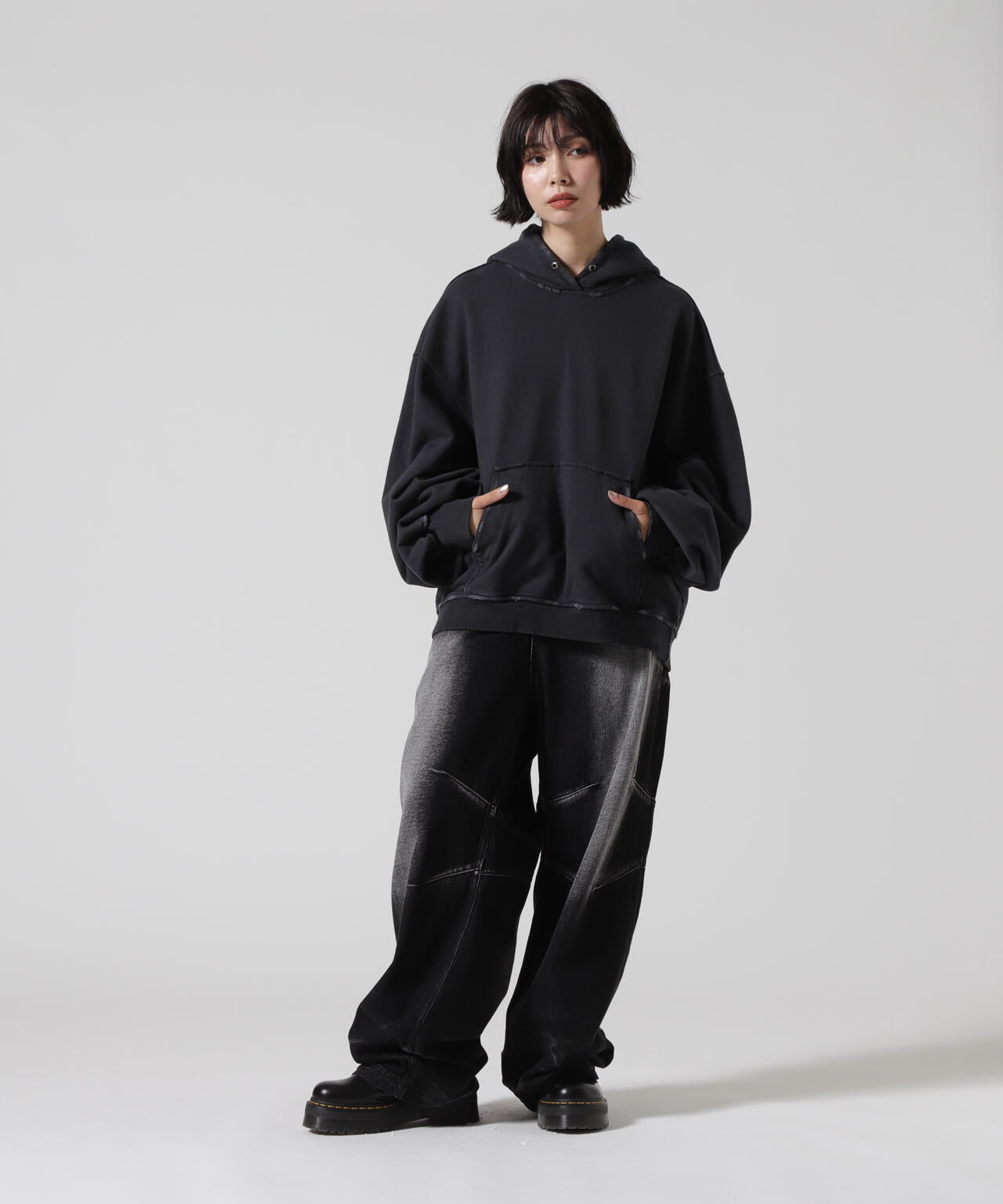 BLR/ビーエルアール/VIN GARMENT DYEING HOODIE