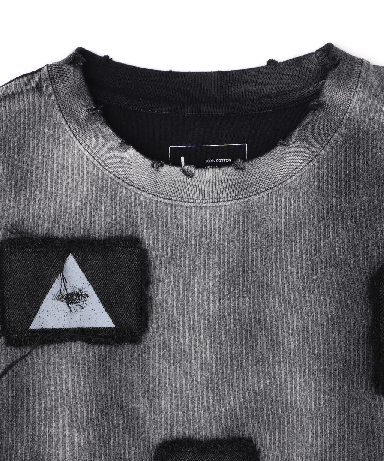 DankeSchon/ダンケシェーン/PIGMENT SPRAY S/S TEE PATCH | L.H.P