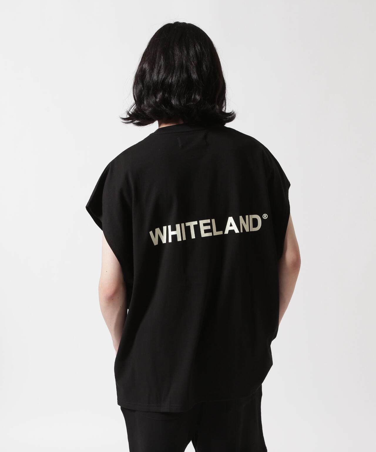 WEB&DEPOT限定】WHITELAND/ホワイトランド/OWL LOGO NOSLEEVE TEE