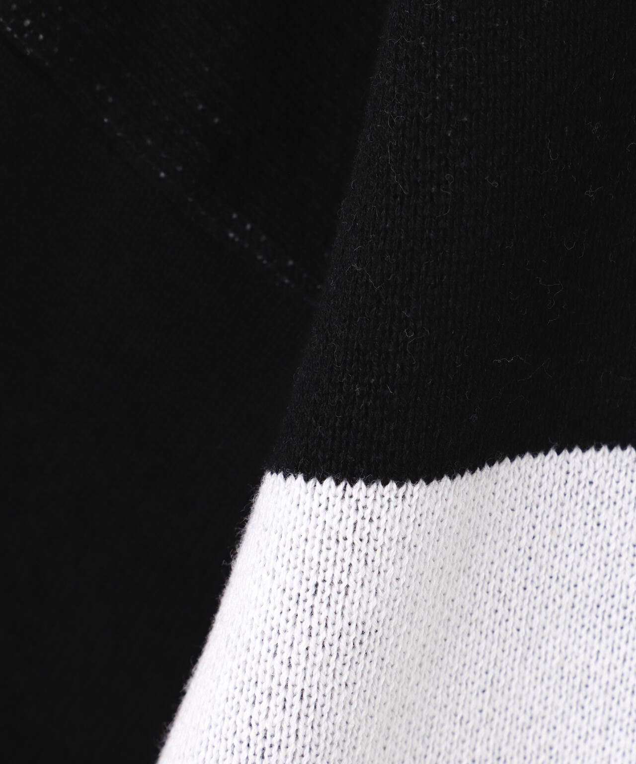 overprint/オーバープリント/OVAL V NECK COTTON KNIT