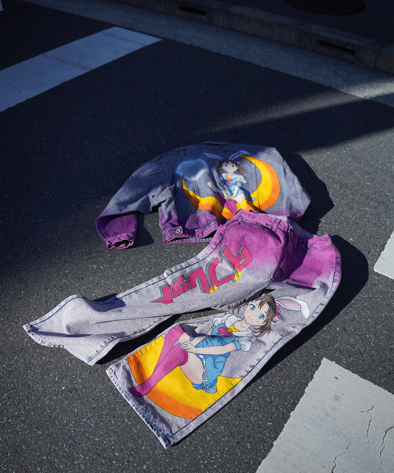 doublet/ダブレット/ANIME HAND-PAINTING DENIM JACKET | L.H.P