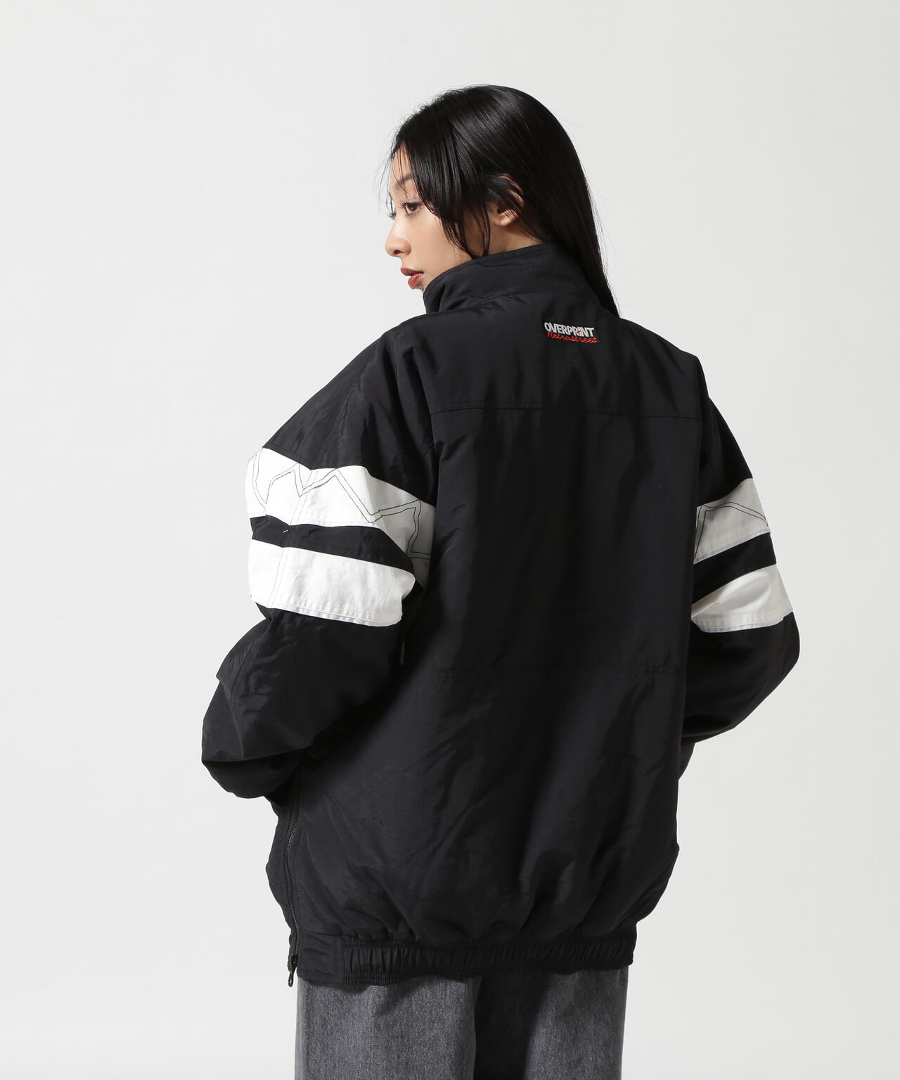 overprint/オーバープリント/HALF ZIP STADIUM JACKET | L.H.P