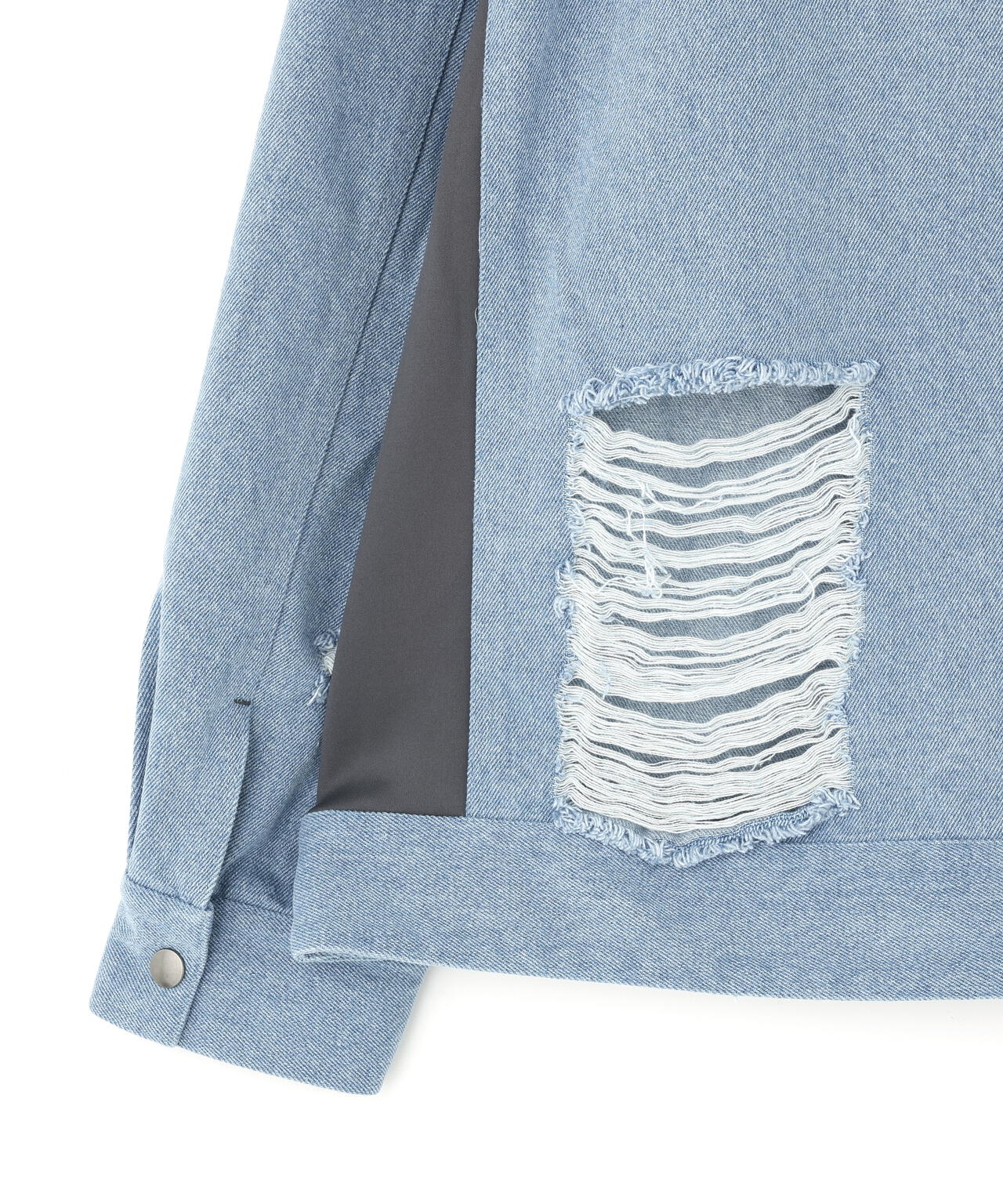 neuron/にゅうろん/デニムジャージジャケット