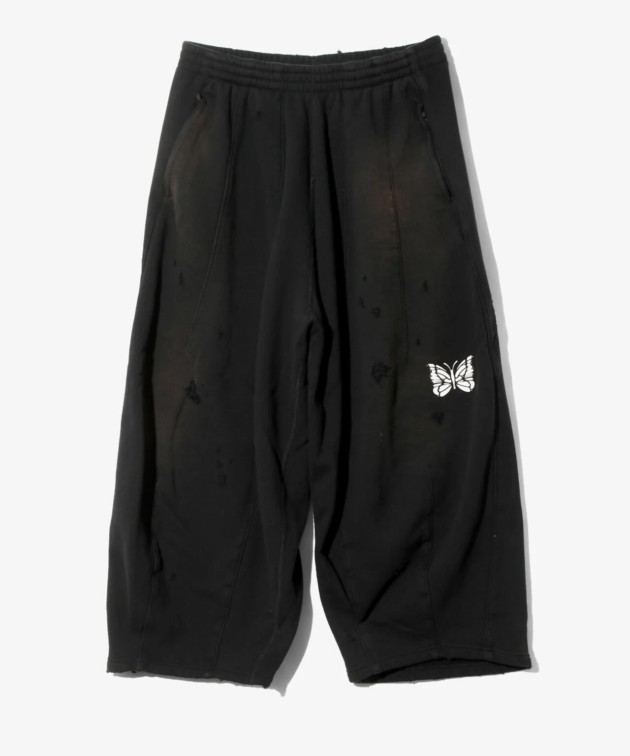 ニードルズ Needles（ニードルズ）〉別注 Velour Track Pant Zipped - Charcoal