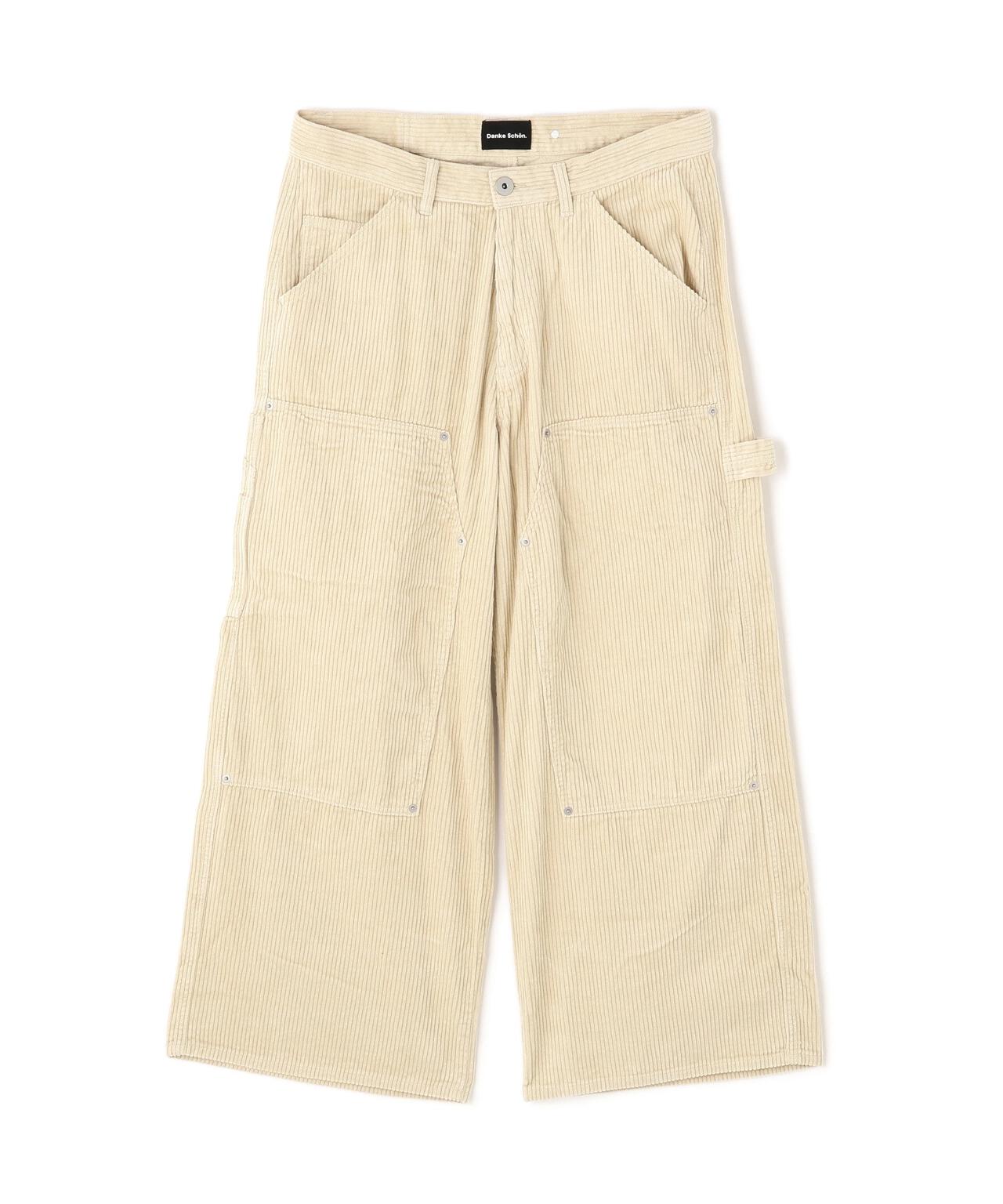 【WEB&DEPOT限定】DankeSchon/ダンケシェーン/CORDUROY W-KNEE PANTS