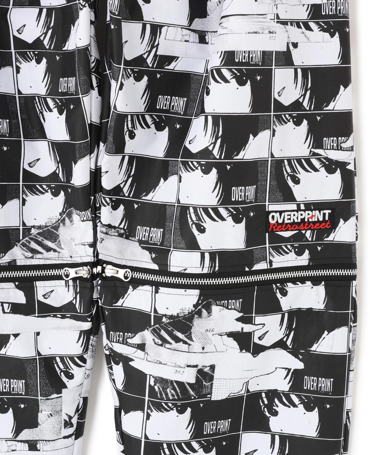 overprint/オーバープリント/FACE KNEE ZIP PANTS