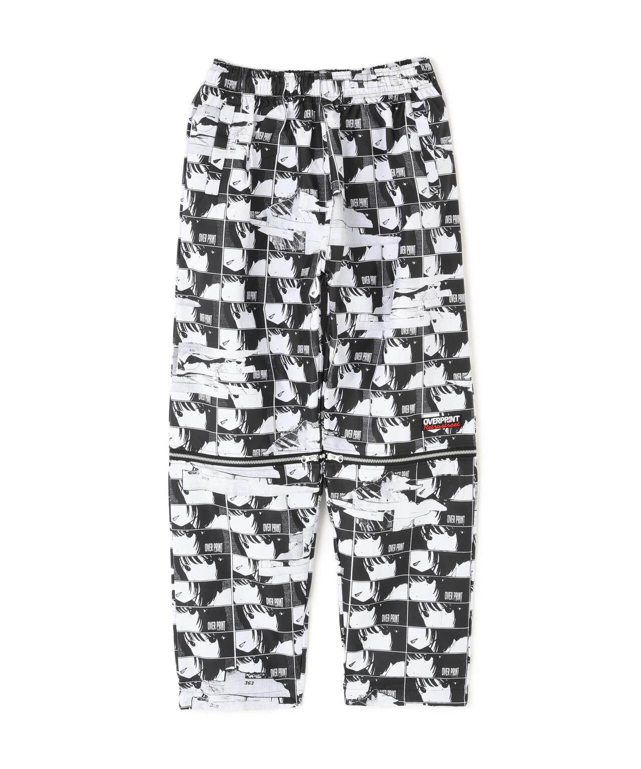 overprint/オーバープリント/FACE KNEE ZIP PANTS