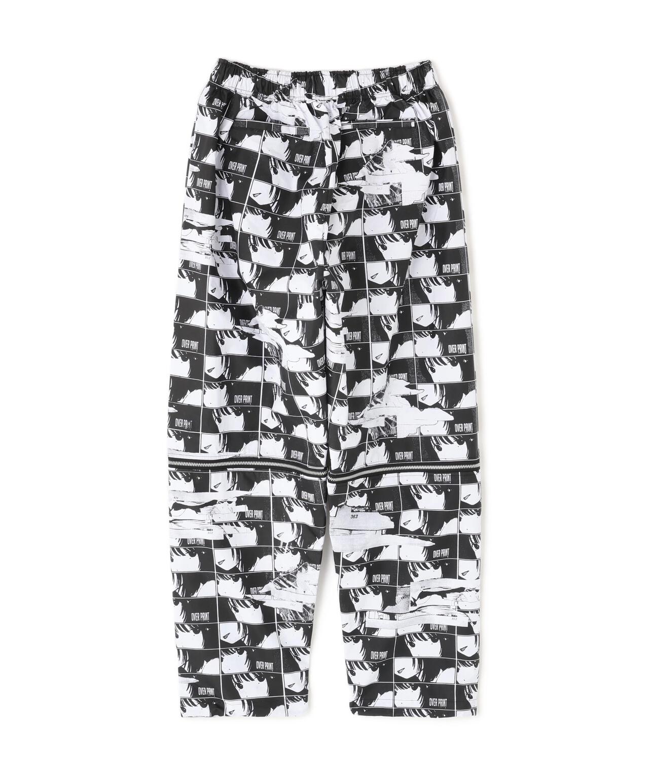 overprint/オーバープリント/FACE KNEE ZIP PANTS