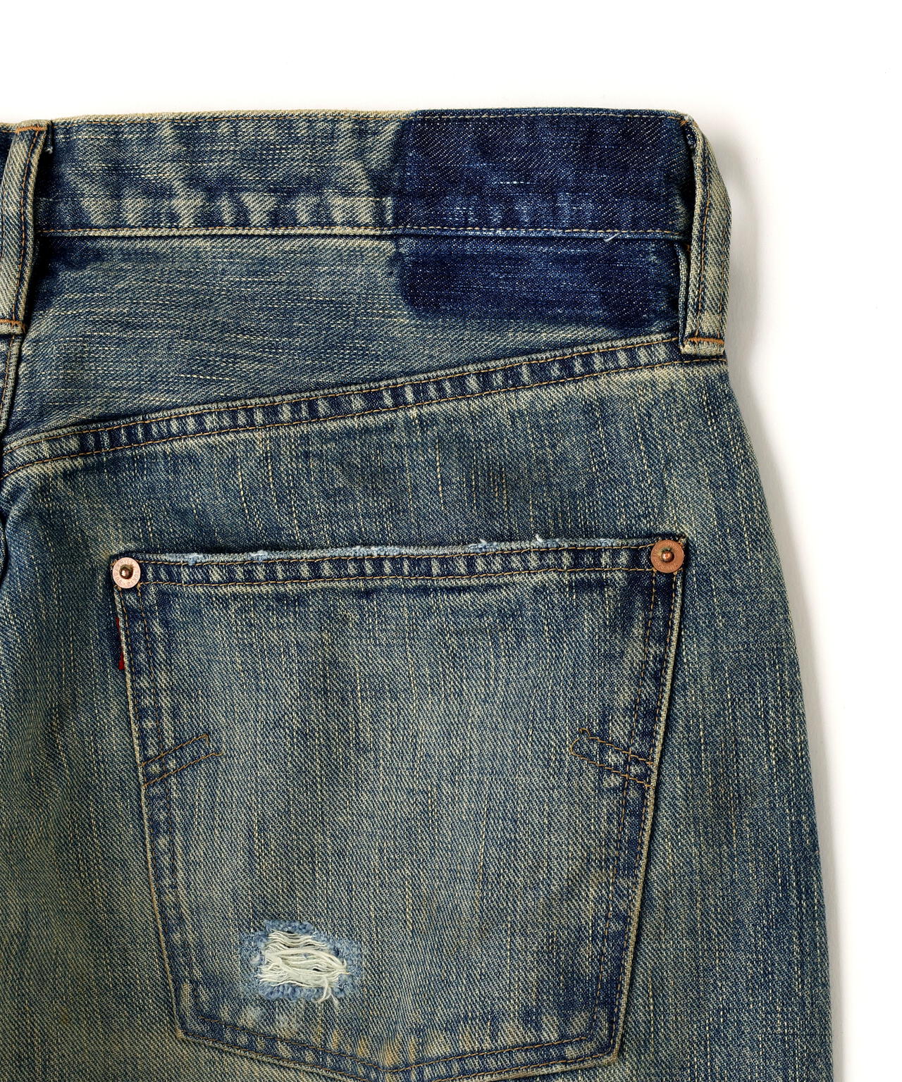 SUGARHILL/シュガーヒル/DAMAGED MODERN DENIM PANTS WIDE CUT