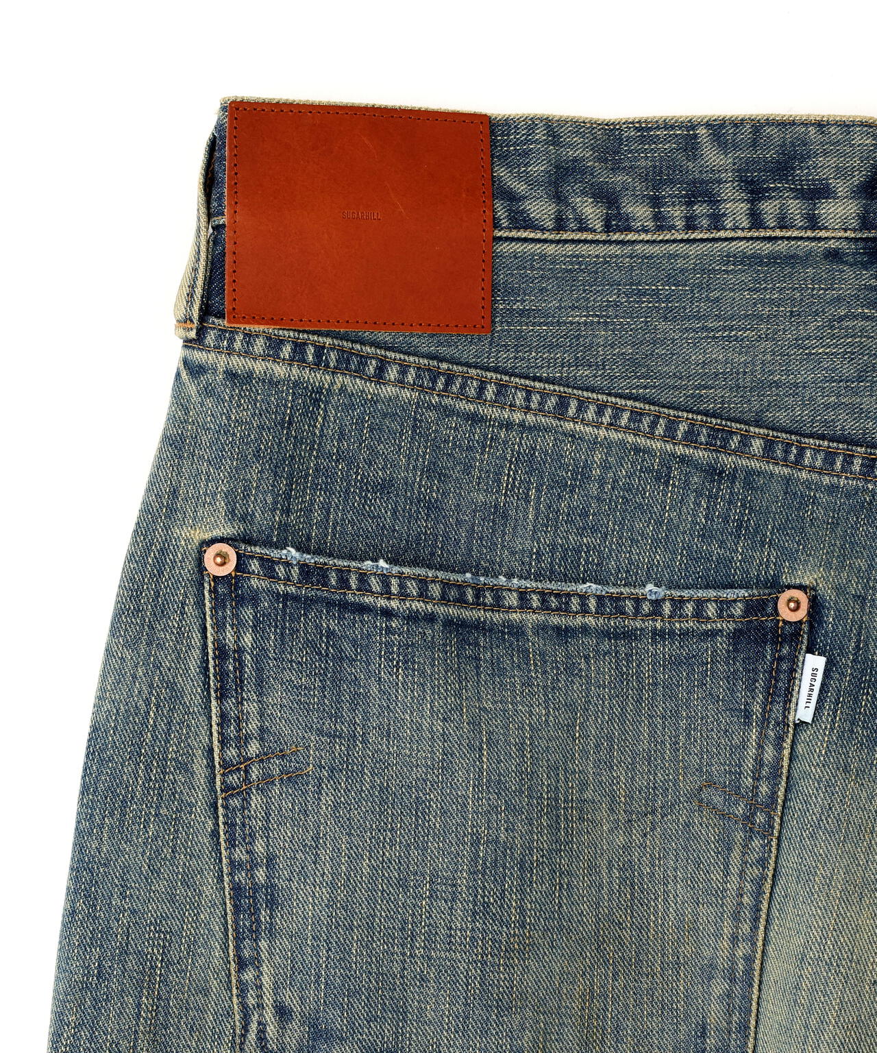 SUGARHILL/シュガーヒル/DAMAGED MODERN DENIM PANTS WIDE CUT
