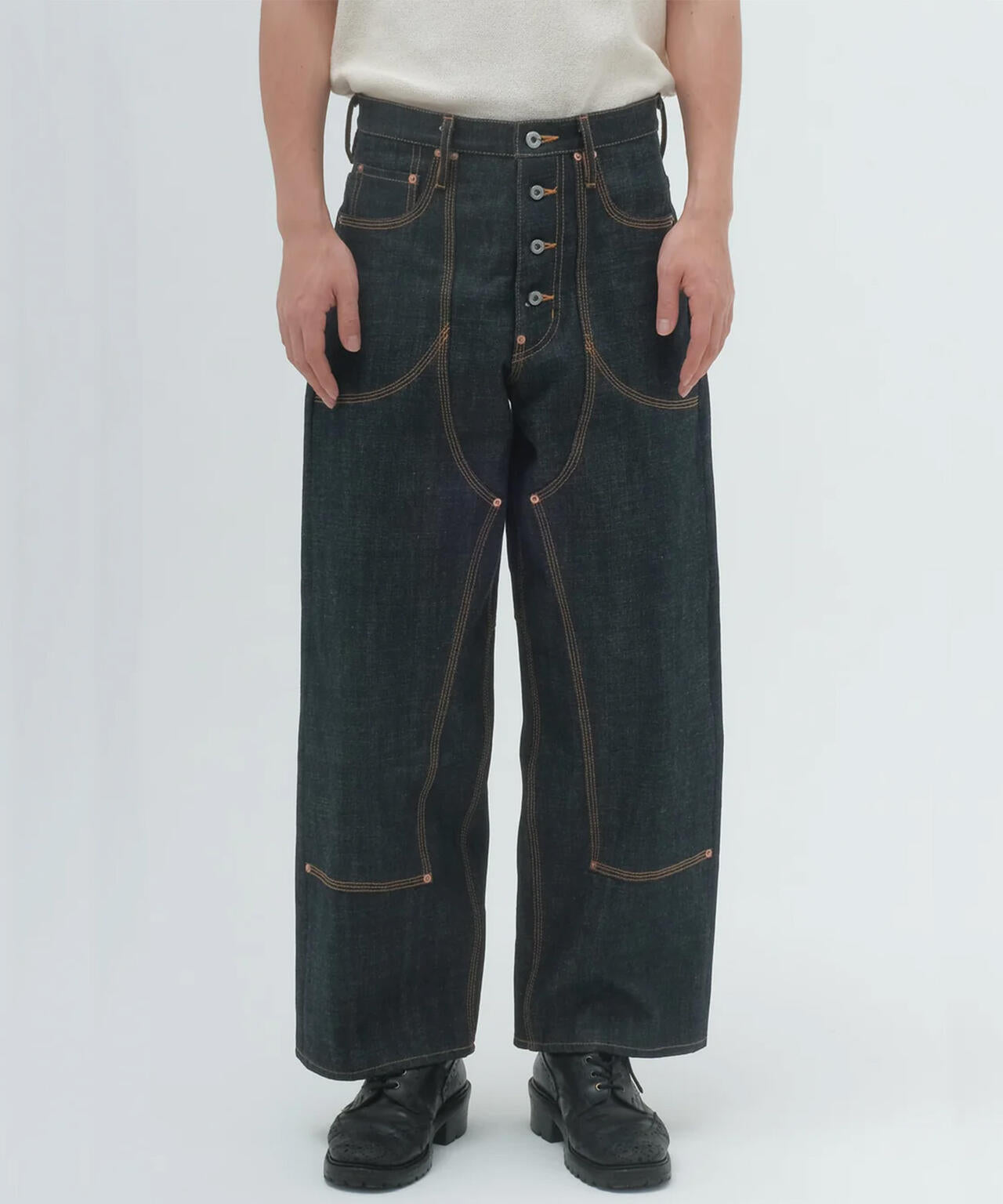 シュガーヒル　デニム SUGARHILL/シュガーヒル/CLASSIC DOUBLE KNEE DENIM PANTS