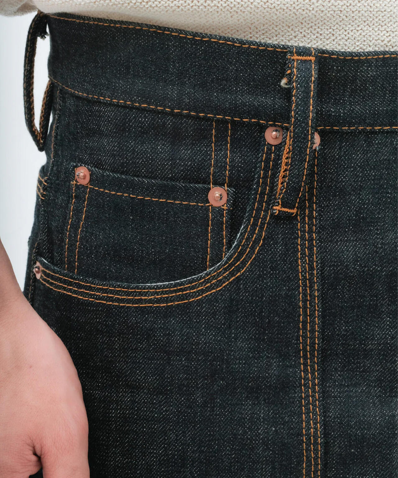 SUGARHILL/シュガーヒル/CLASSIC DOUBLE KNEE DENIM PANTS