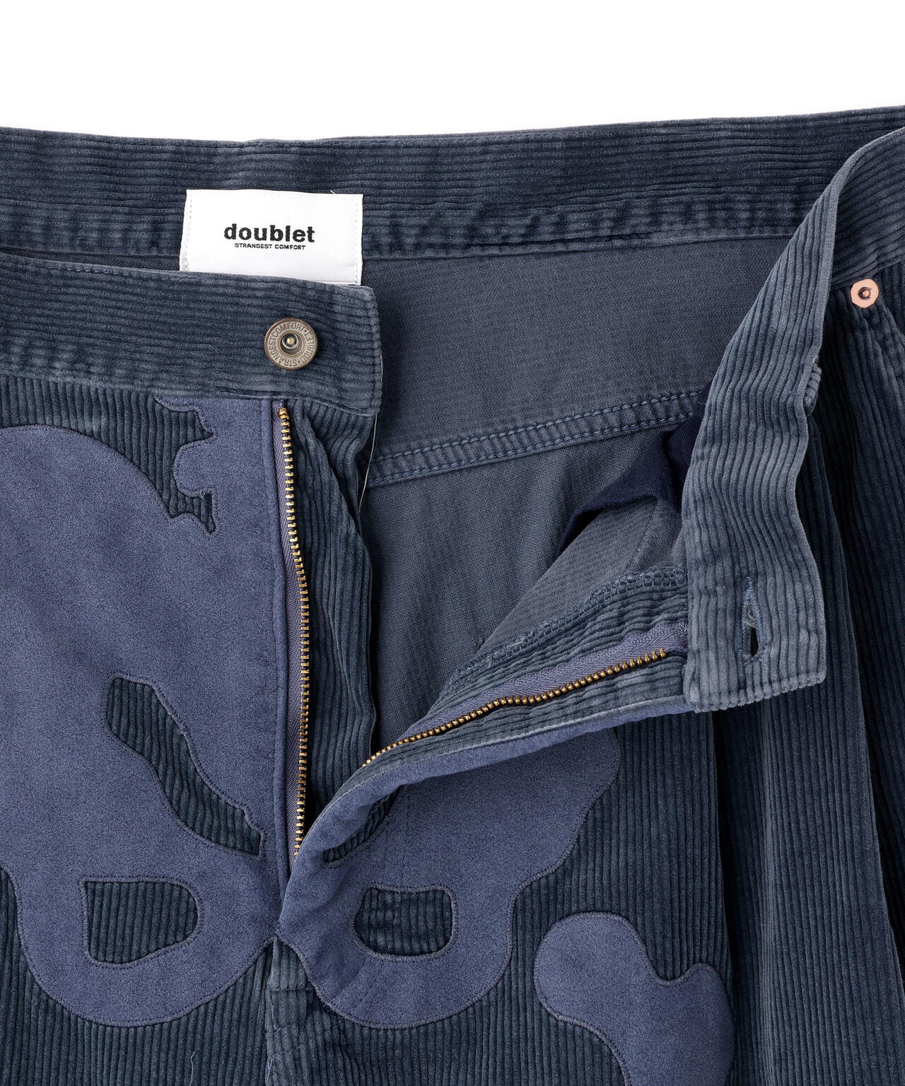 doublet/ダブレット/BONE APPLIQUE CORDUROY CROPPED PANTS | L.H.P