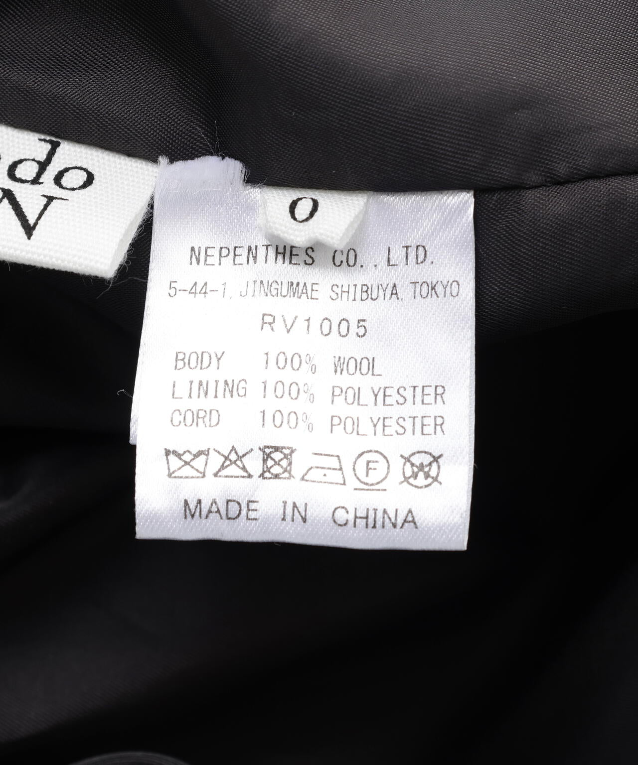 Rhodolirion/ロドリリオン/SHORT PANTS - MELTON CLOTH