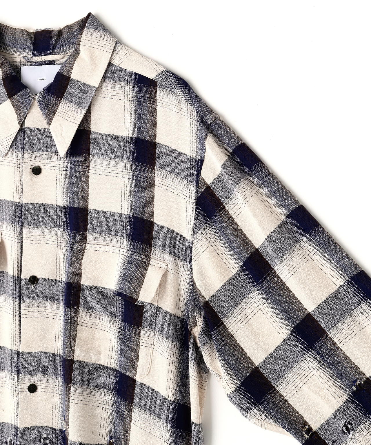 SUGARHILL/シュガーヒル/OMBRE DESTROYED SHIRT