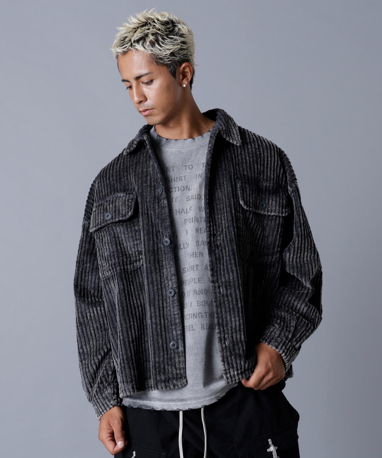 DankeSchon/ダンケシェーン/2.5W CHEMICAL CODUROY SHIRT