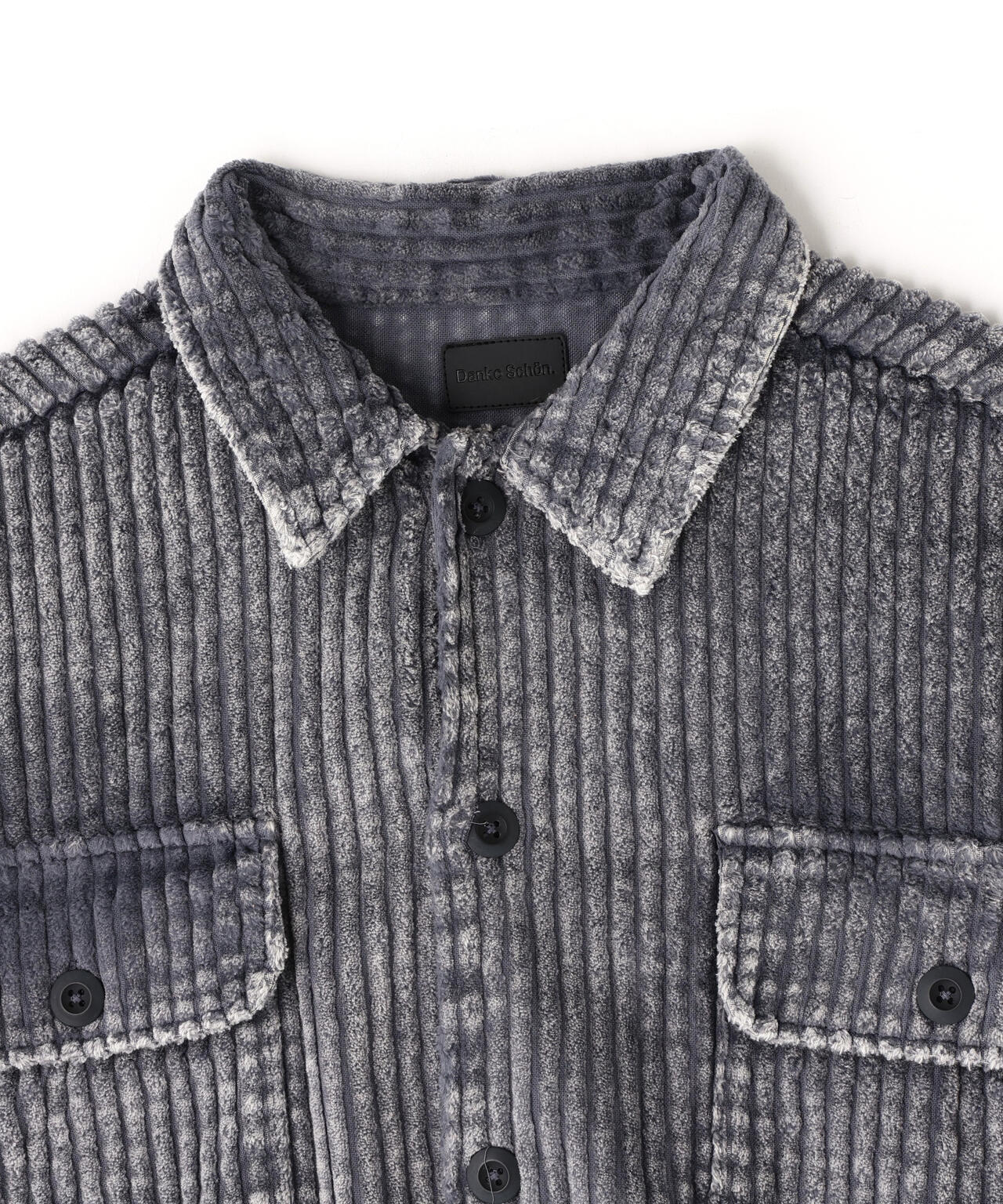 DankeSchon/ダンケシェーン/2.5W CHEMICAL CODUROY SHIRT