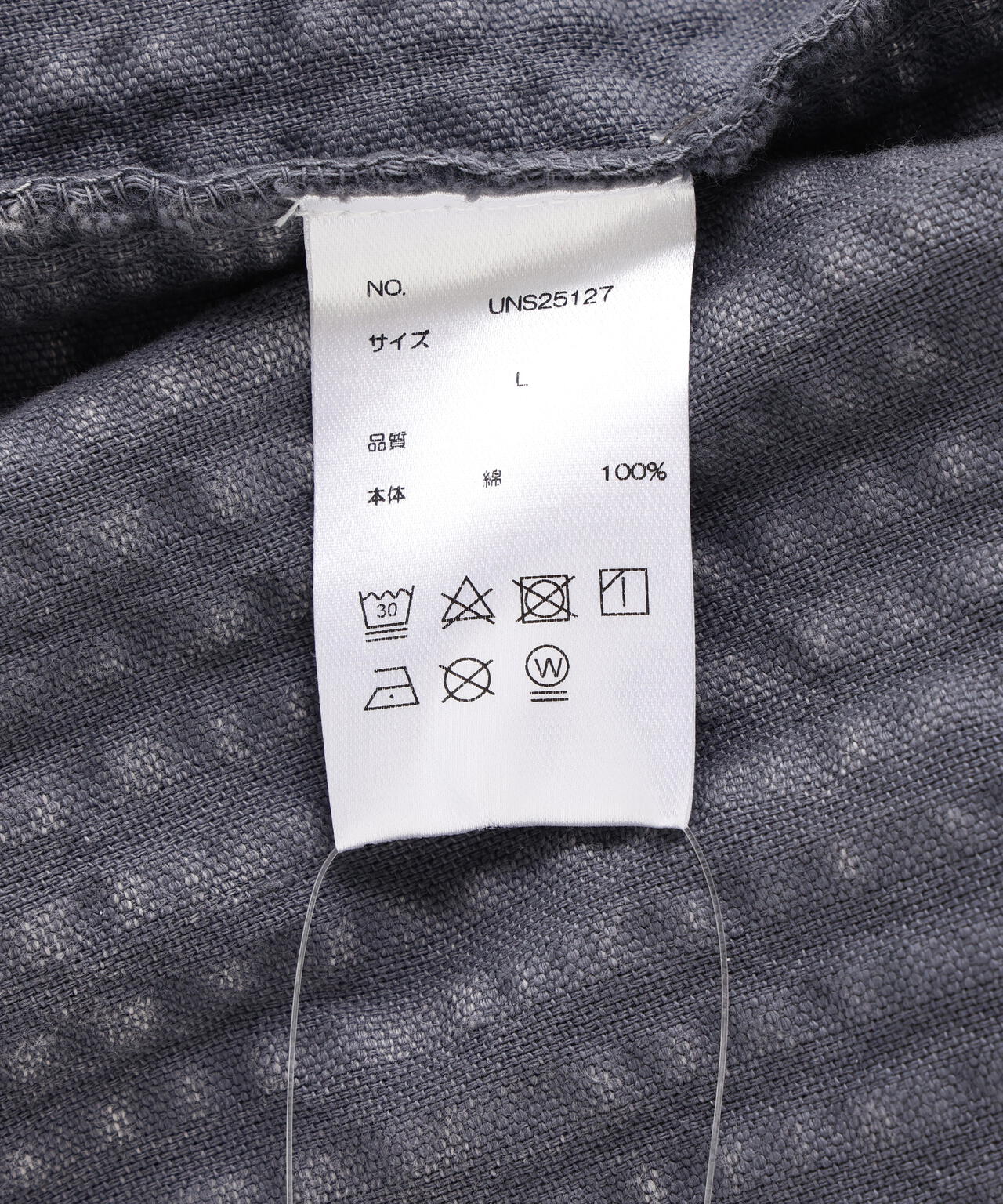 DankeSchon/ダンケシェーン/2.5W CHEMICAL CODUROY SHIRT