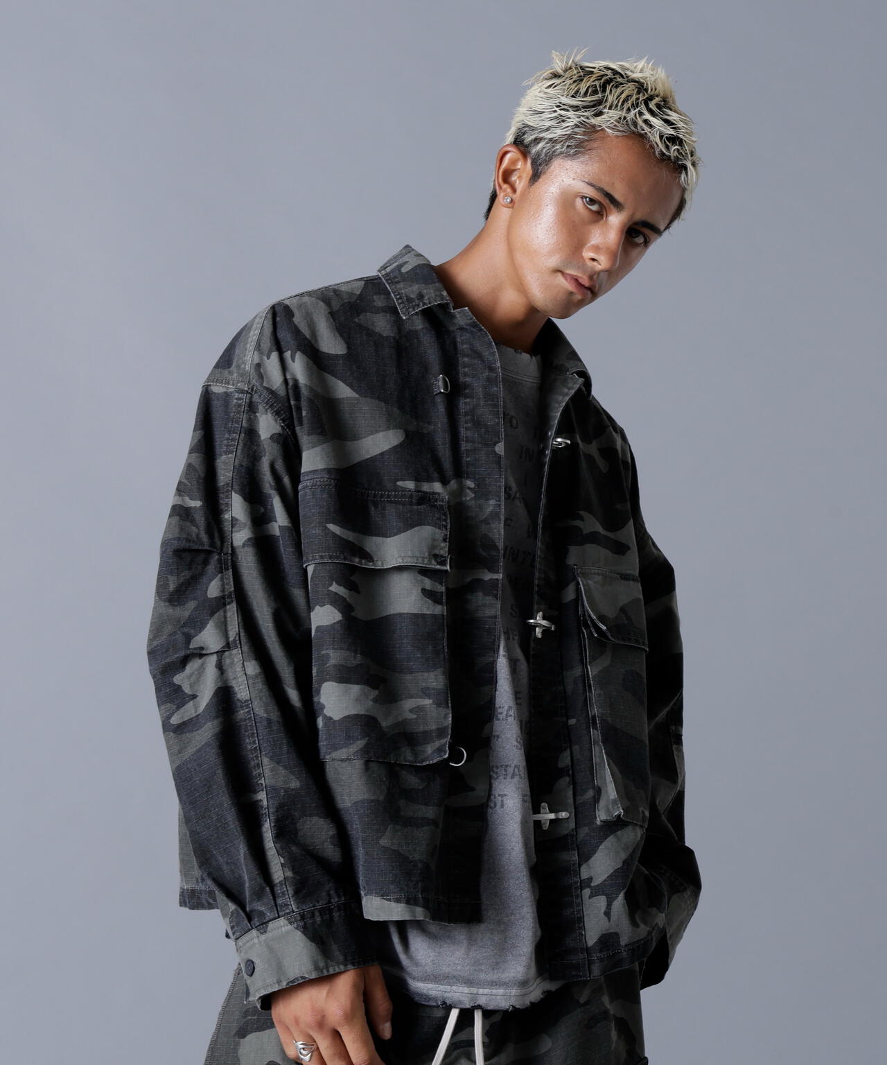 DankeSchon/ダンケシェーン/RIPSTOP CARGO SHIRT