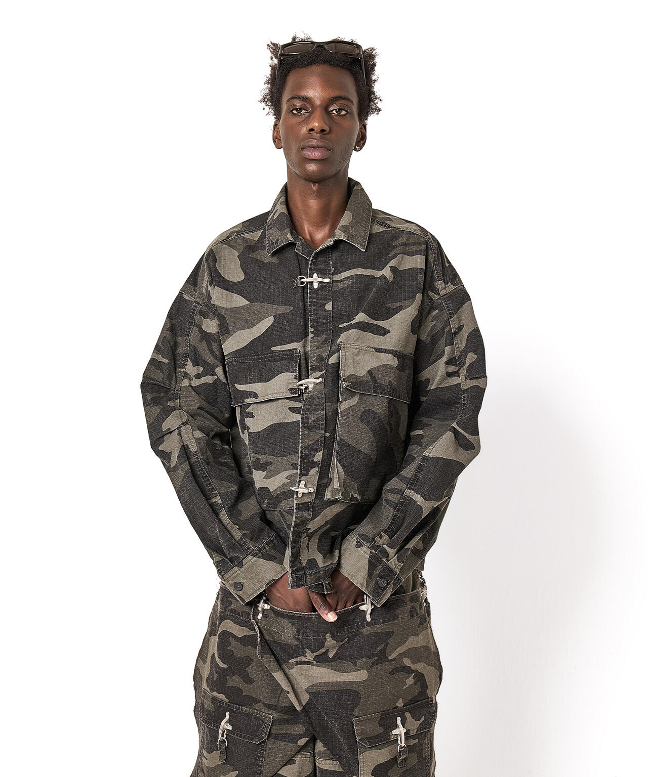 DankeSchon/ダンケシェーン/RIPSTOP CARGO SHIRT