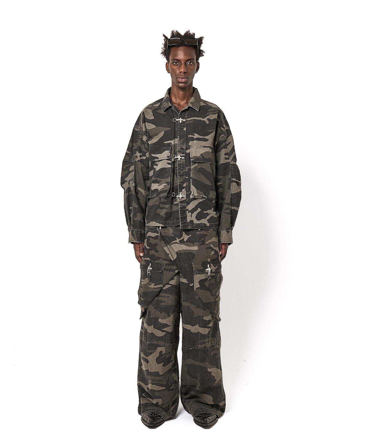 DankeSchon/ダンケシェーン/RIPSTOP CARGO SHIRT | L.H.P