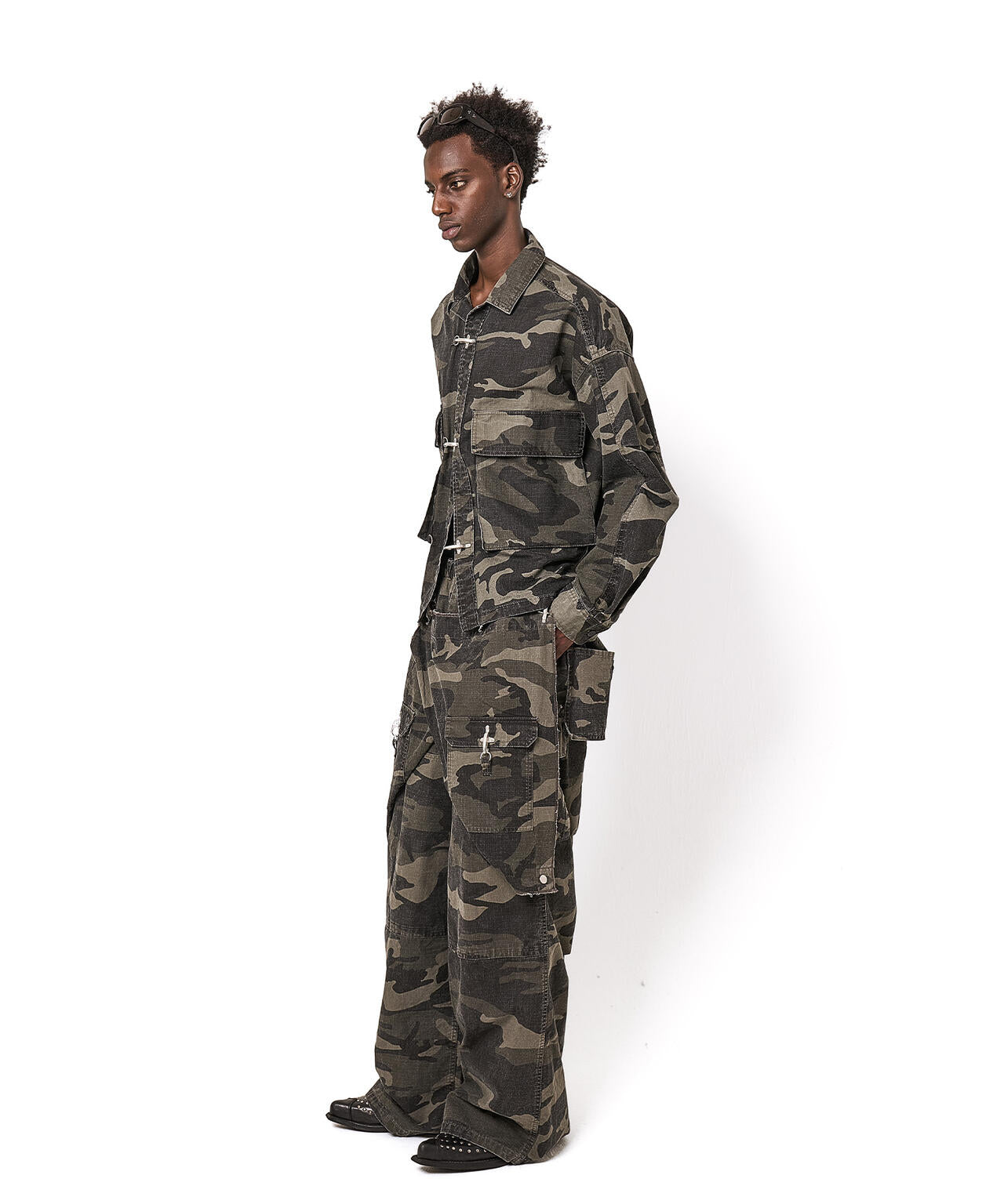 DankeSchon/ダンケシェーン/RIPSTOP CARGO SHIRT