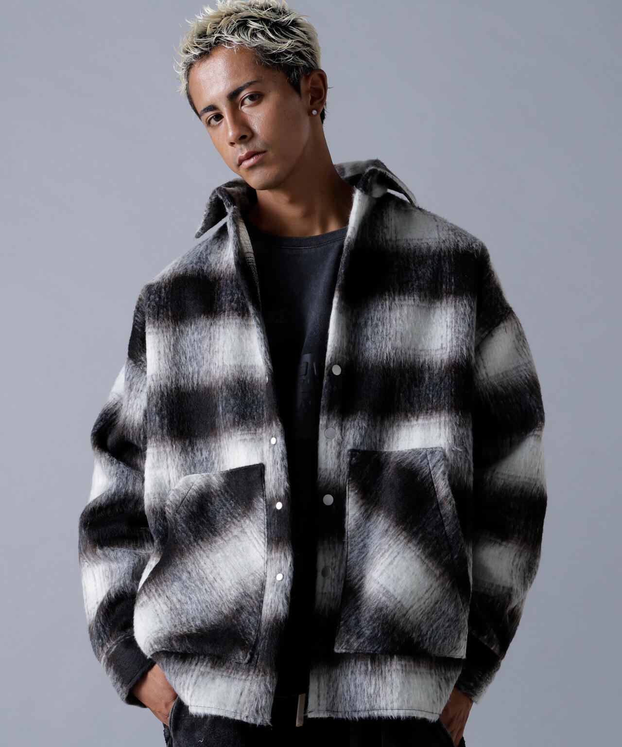 ダンケシェーン DankeSchon/ダンケシェーン/CHAIN EMBROIDERY TWEED JACKET