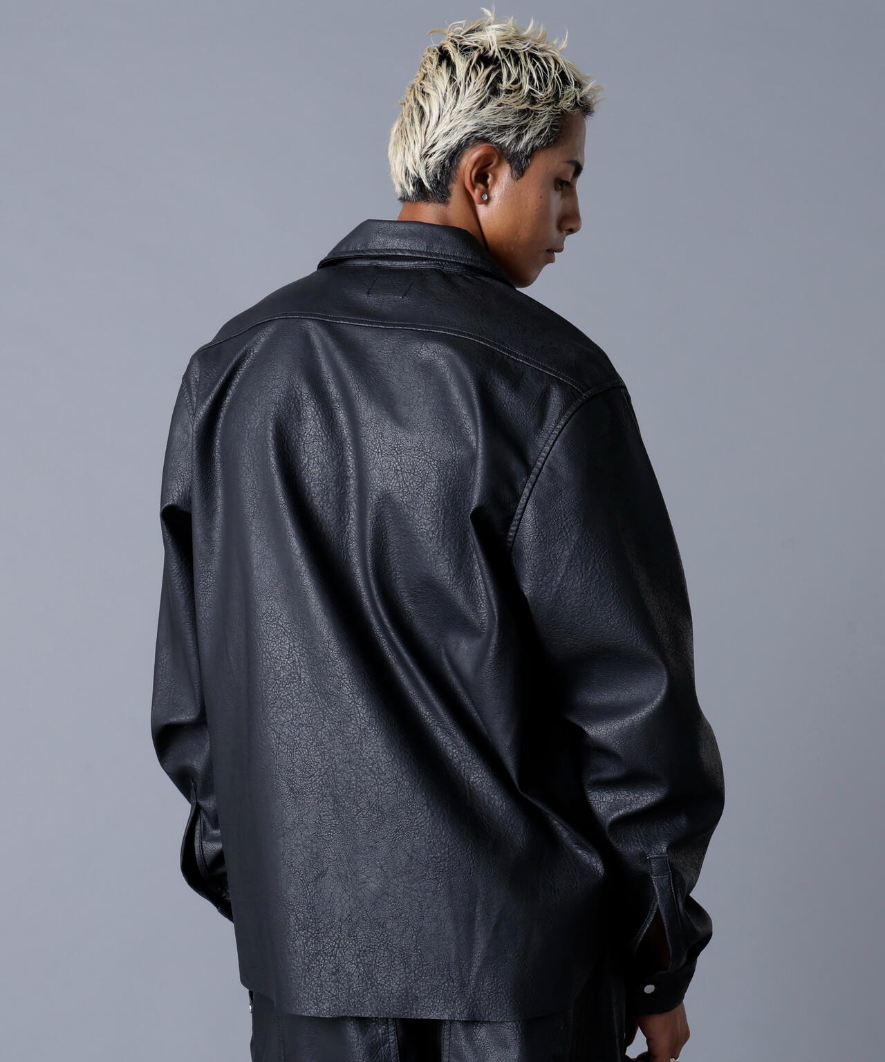 DankeSchon/ダンケシェーン/PU LEATHER SHIRTS