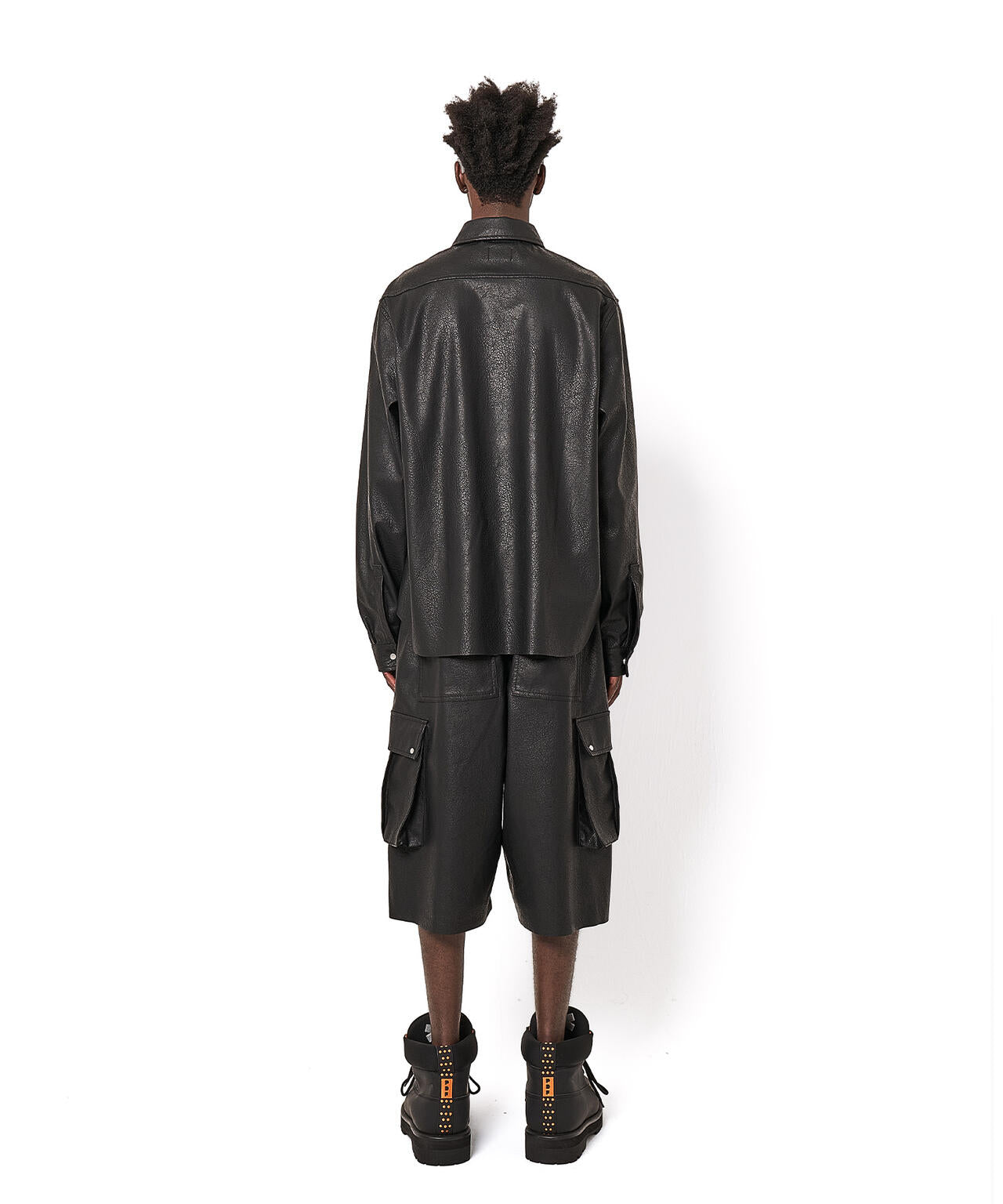 DankeSchon/ダンケシェーン/PU LEATHER SHIRTS