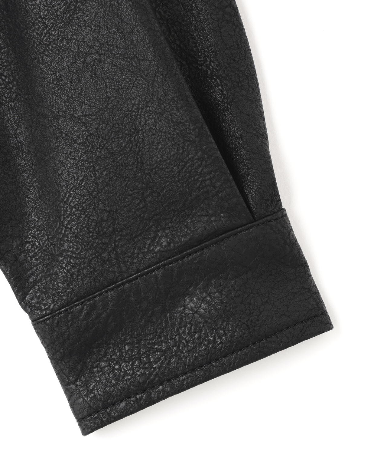 DankeSchon/ダンケシェーン/PU LEATHER SHIRTS