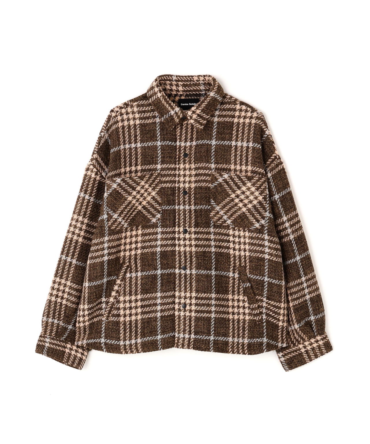 【WEB&DEPOT限定】DankeSchon/ダンケシェーン/SNAP CHECK SHIRTS