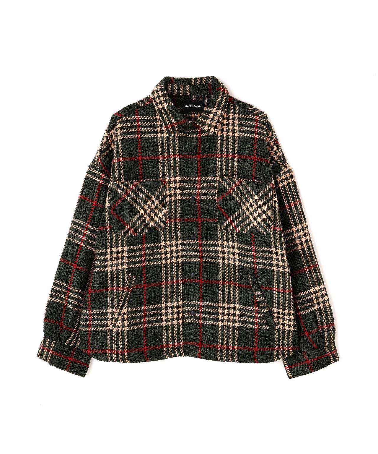 【WEB&DEPOT限定】DankeSchon/ダンケシェーン/SNAP CHECK SHIRTS