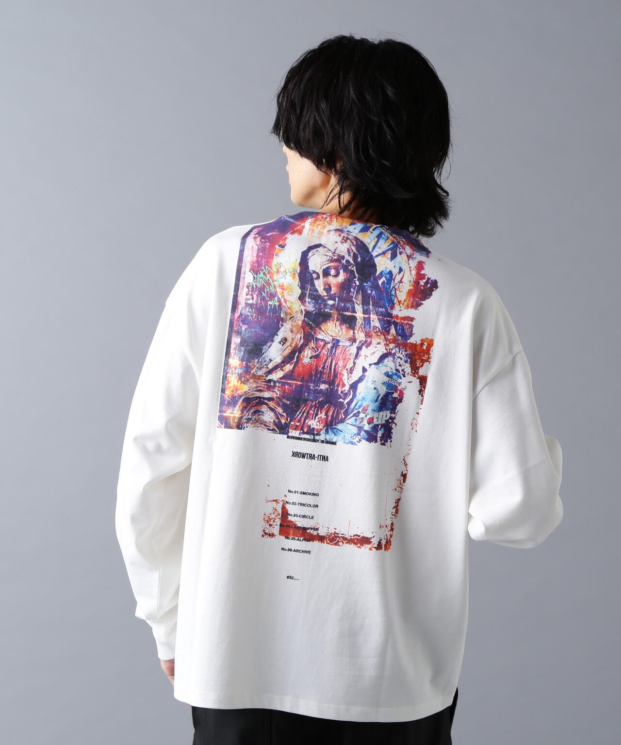 A4A/エーフォーエー/L/S TEE MAGDALENA