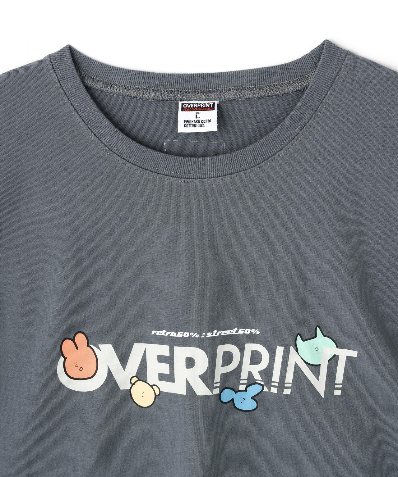 overprint/オーバープリント/NAENANO LS TEE
