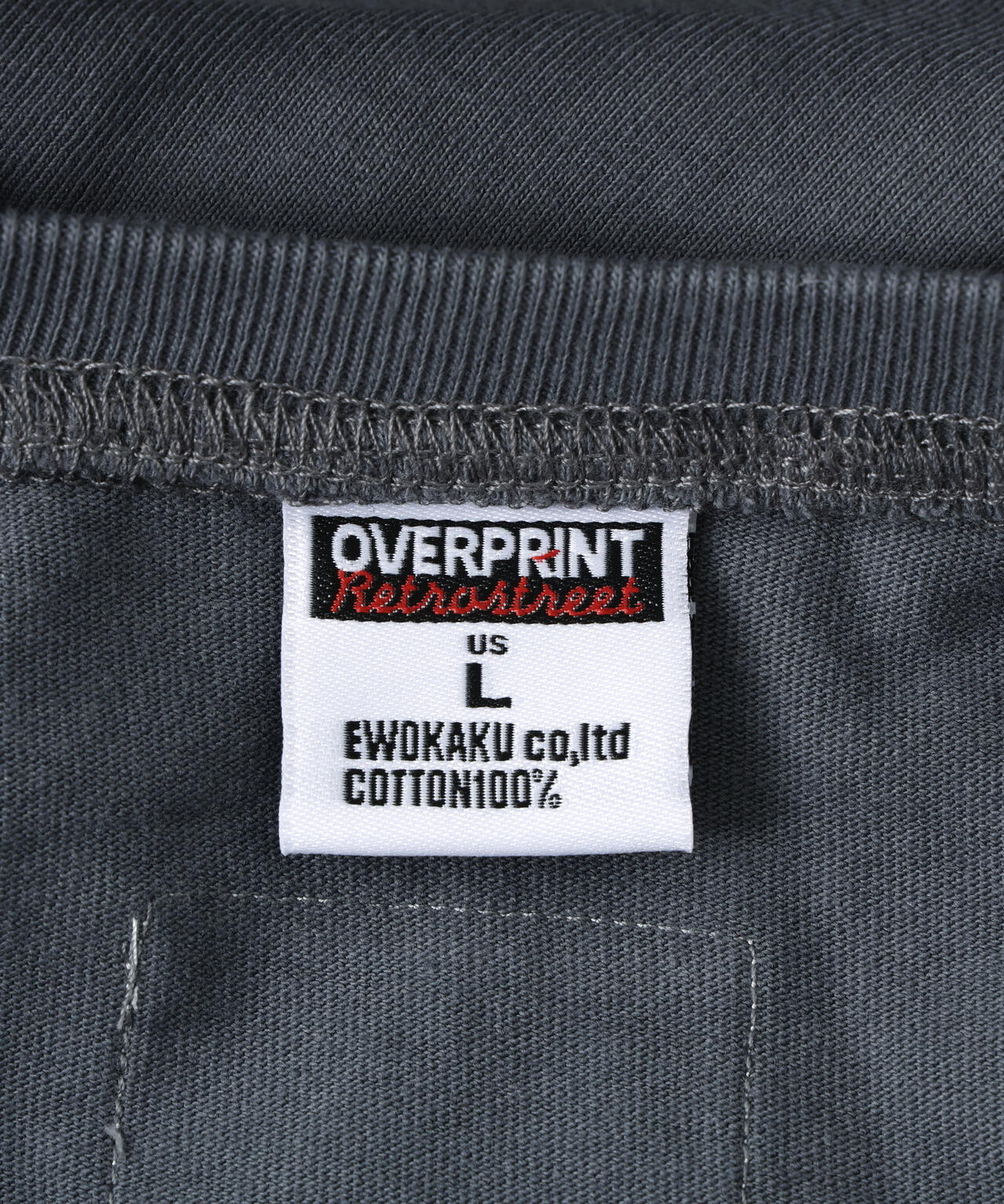 overprint/オーバープリント/NAENANO LS TEE