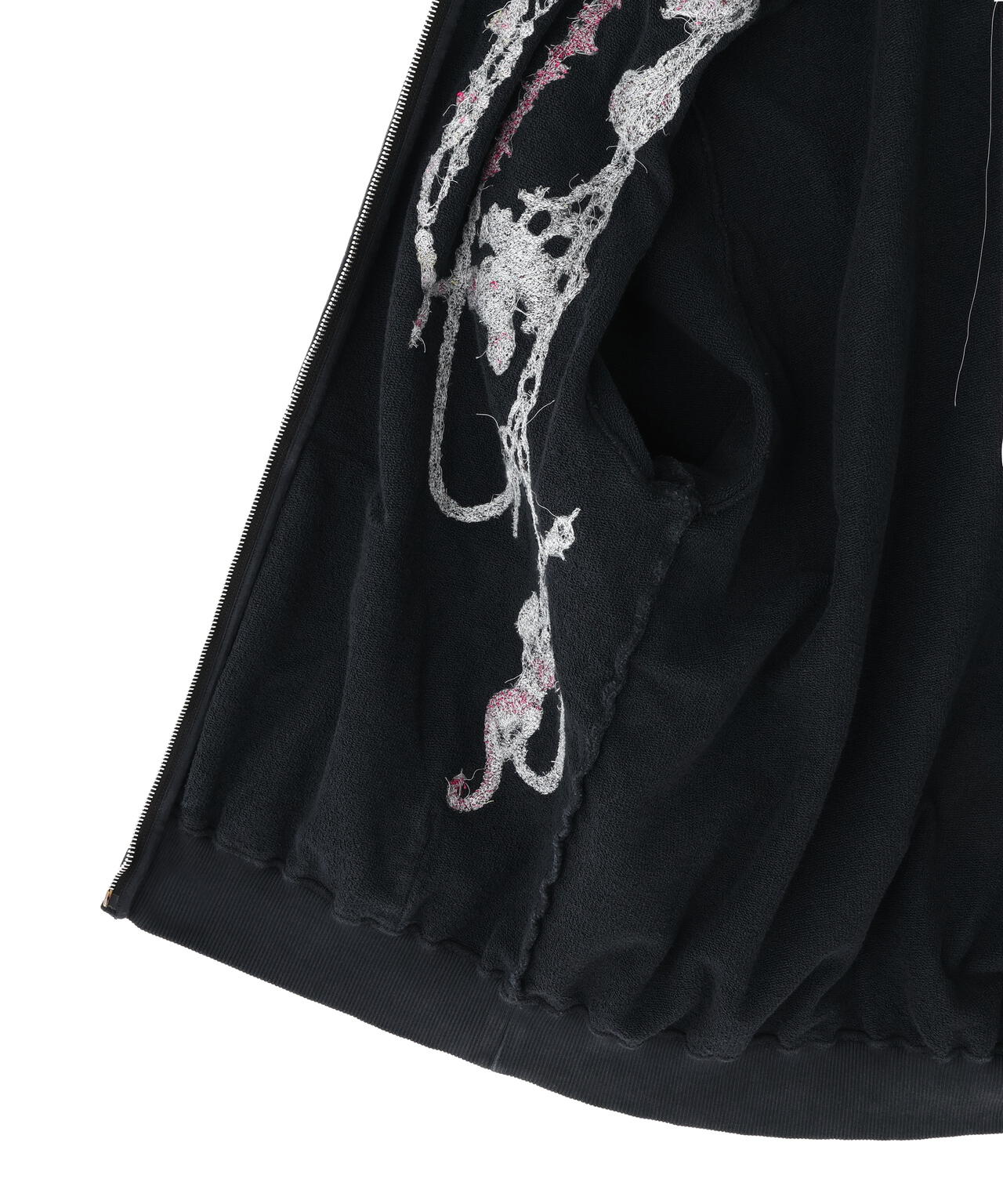 doublet/ダブレット/EMBROIDERED CHAIN ZIP-UP HOODIE | L.H.P