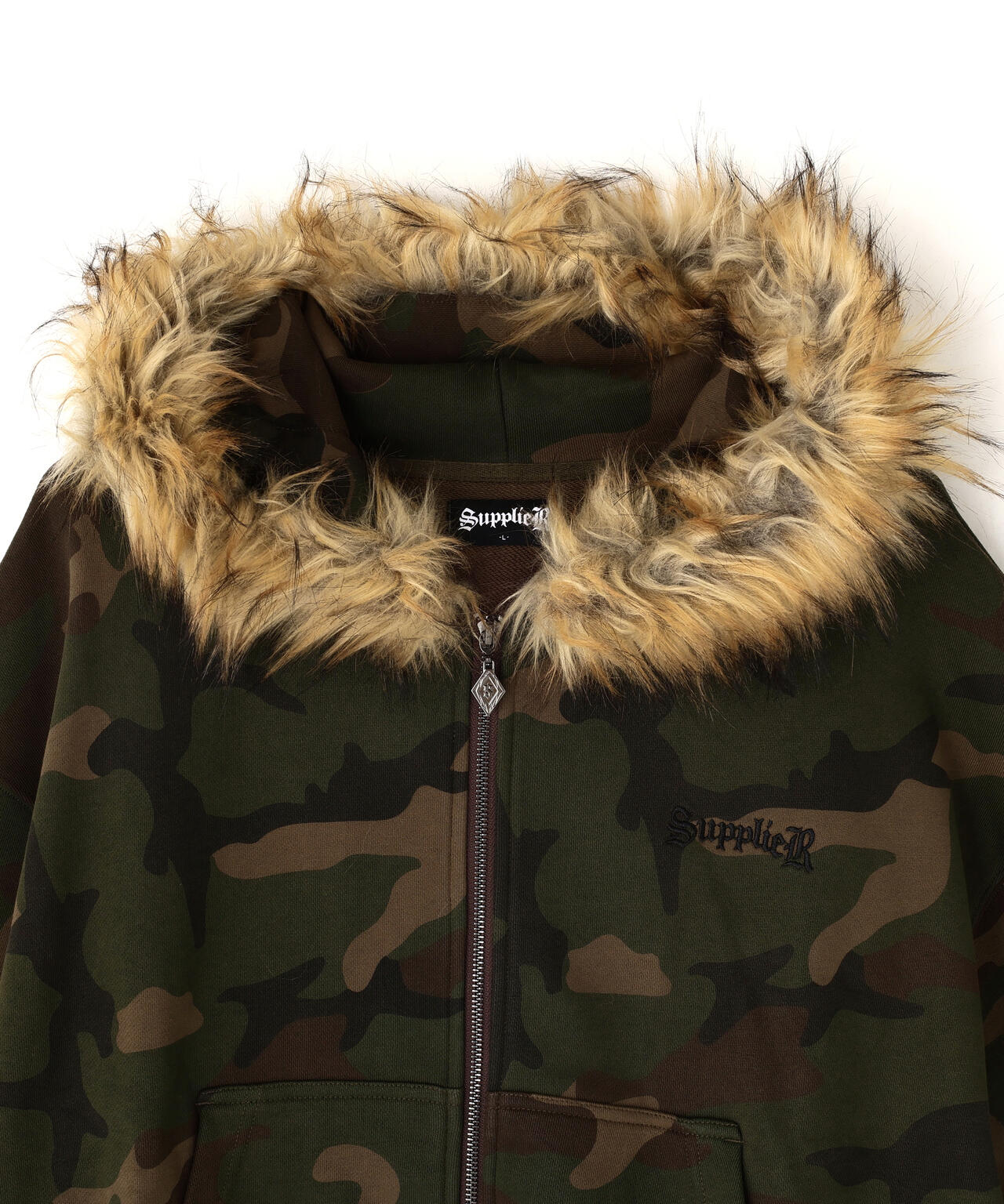 SUPPLIER/サプライヤー/FAUX FUR CROSS ZIP HOODIE | L.H.P
