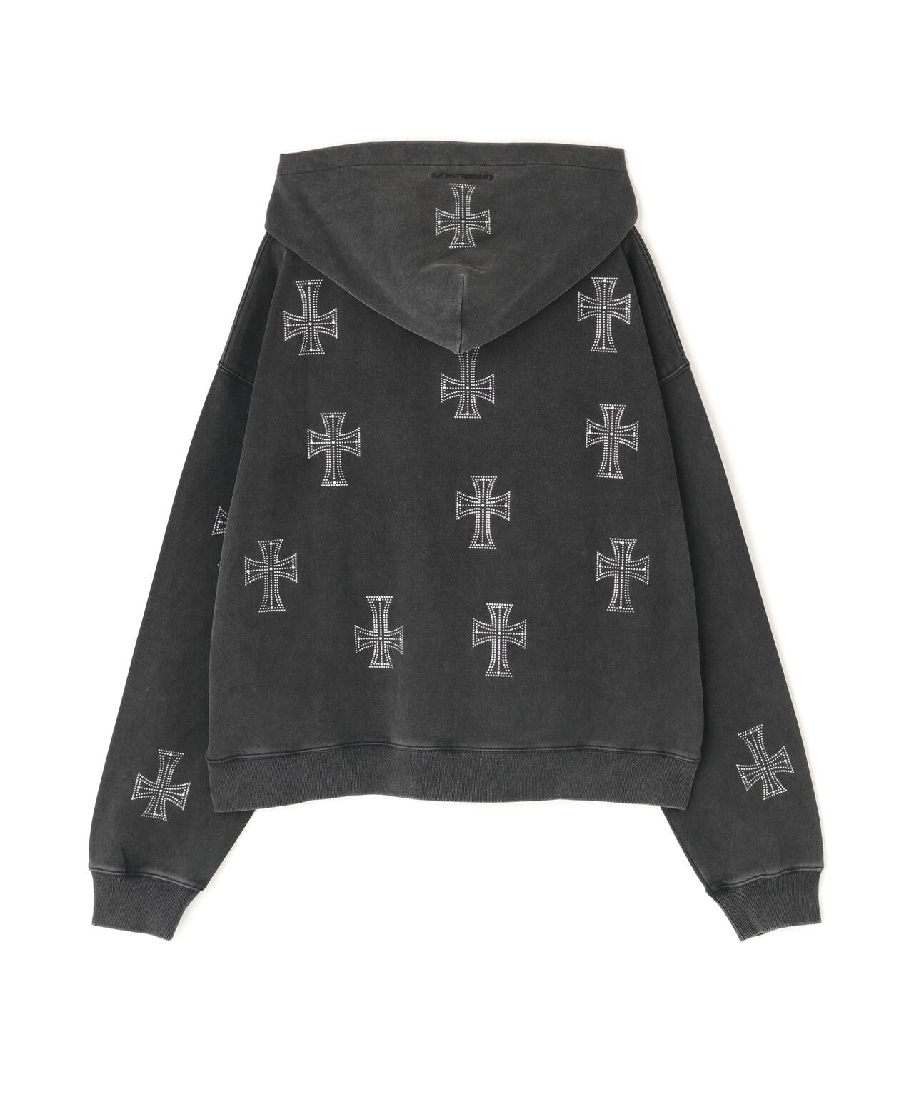 UNKNOWNLONDON/アンノウンロンドン/OUTLINE RHINESTONE HOODIE | L.H.P