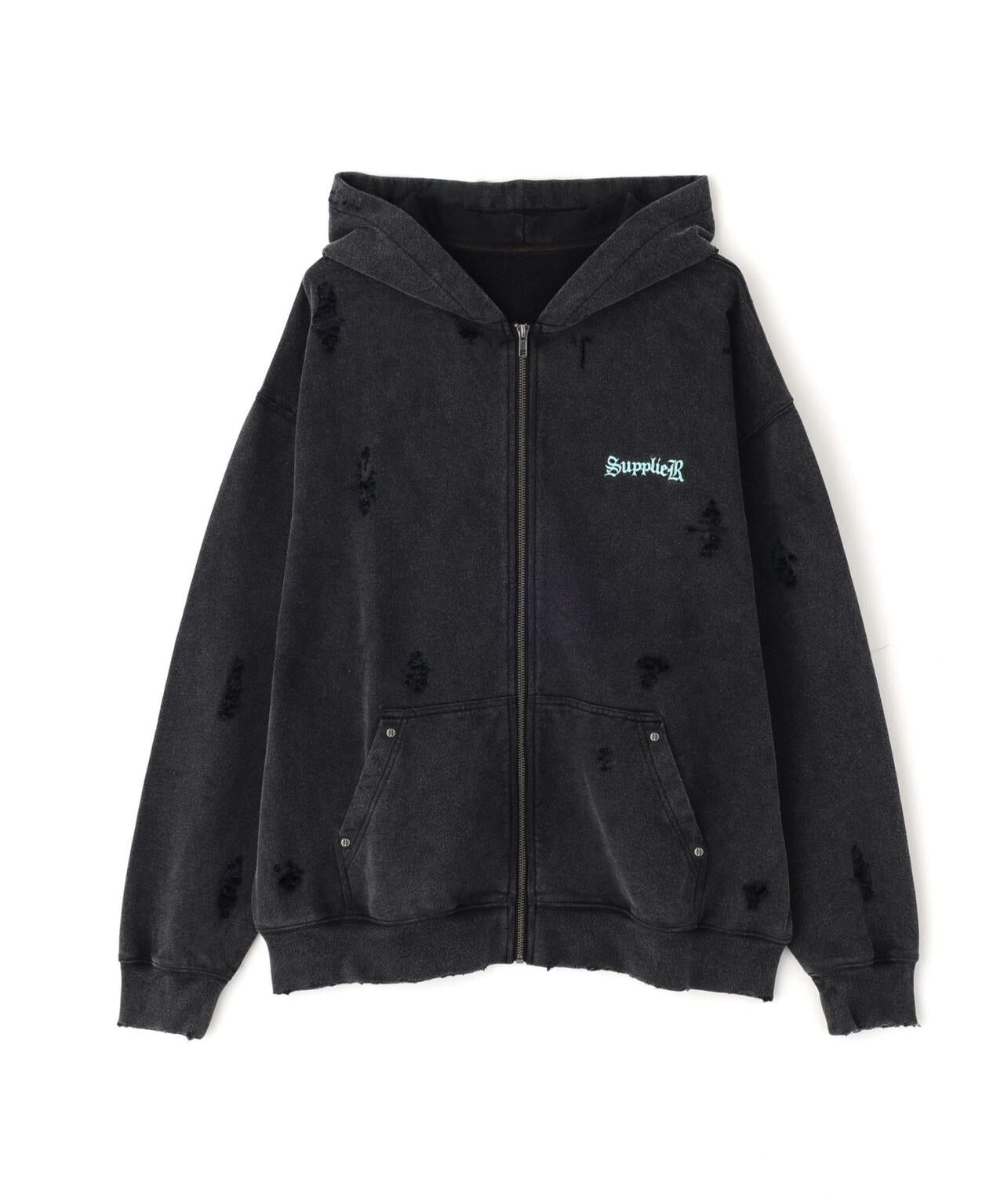 SUPPLIER/サプライヤー/【LHP EXCLUSIVE】DAMAGE CROSS HOODIE