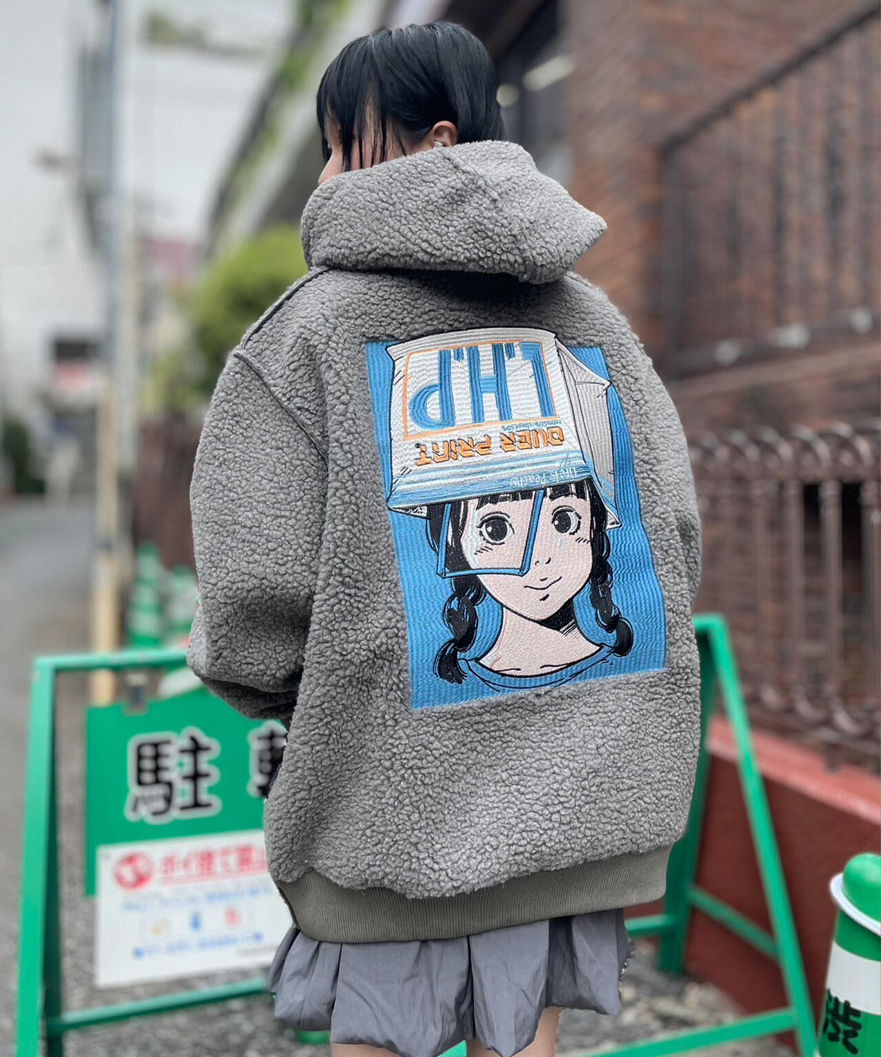 overprint/オーバープリント/【LHP EXCLUSIVE】SHOPPER Bonding Boa Hoodie
