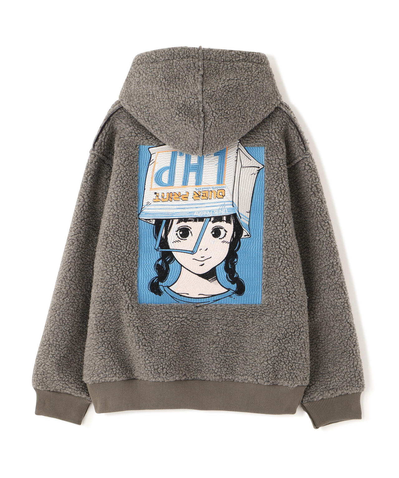 overprint/オーバープリント/【LHP EXCLUSIVE】SHOPPER Bonding Boa Hoodie
