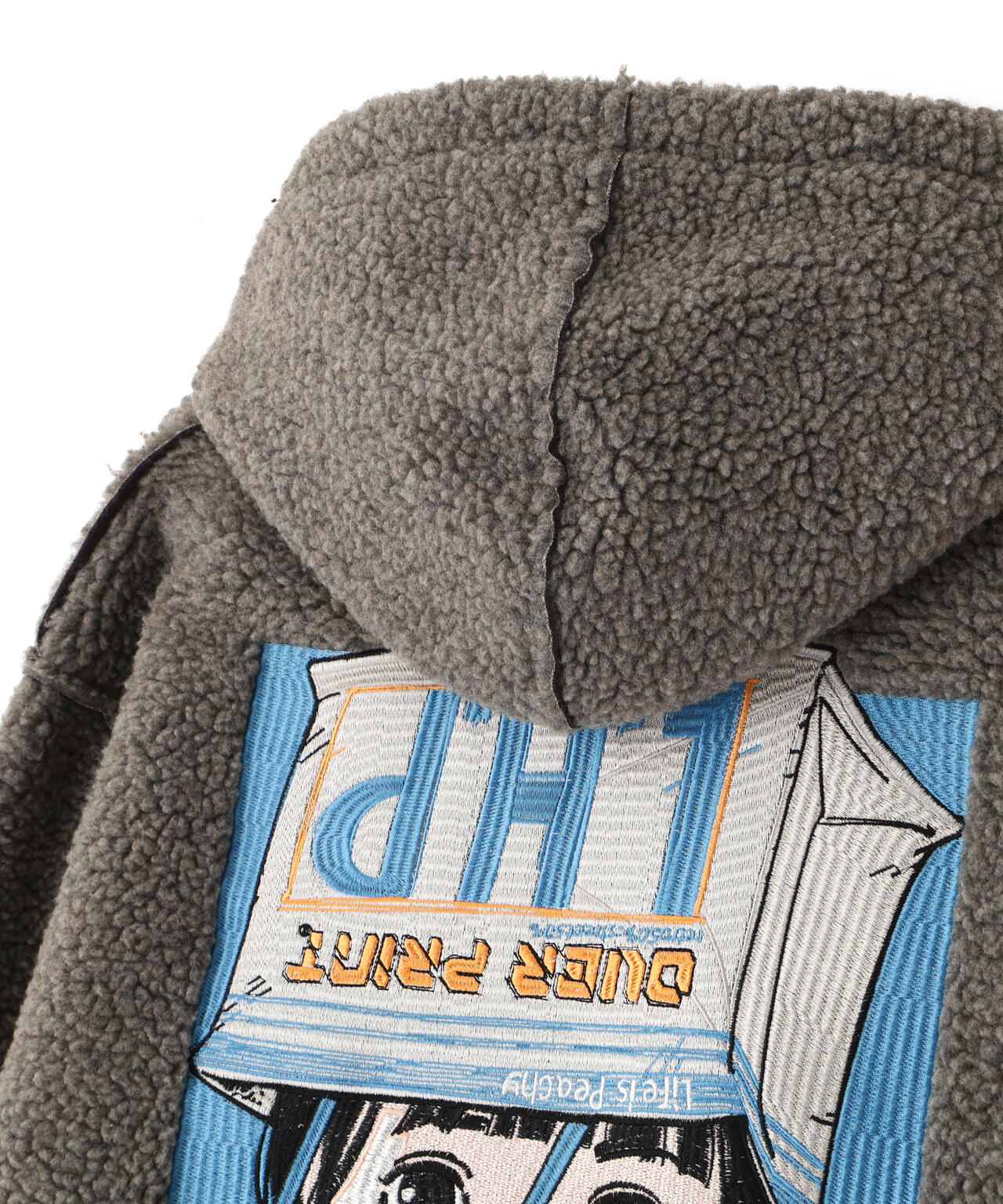 overprint/オーバープリント/【LHP EXCLUSIVE】SHOPPER Bonding Boa Hoodie